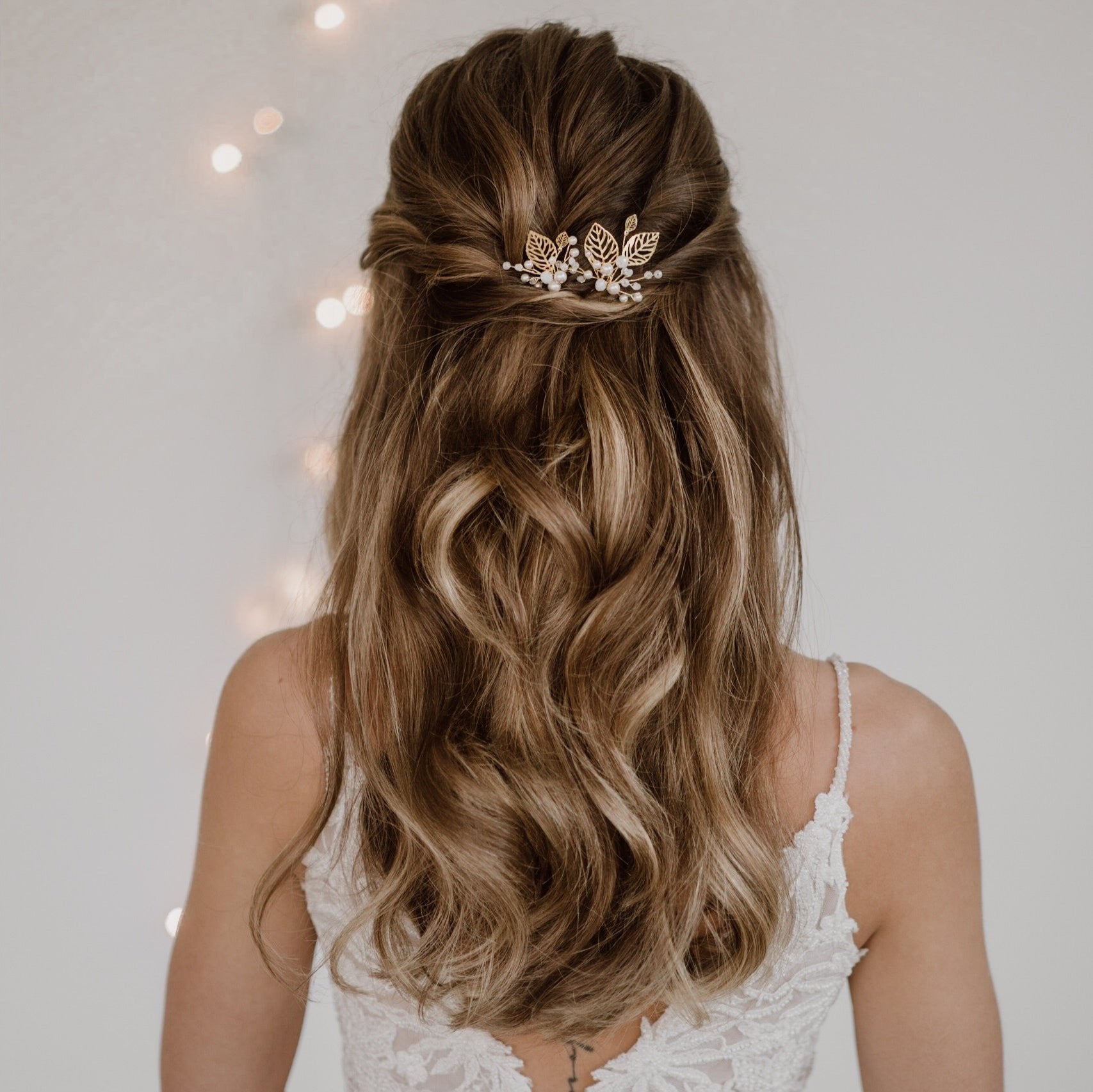 Zoe | Brauthaarschmuck - Haarnadeln mit Blättern