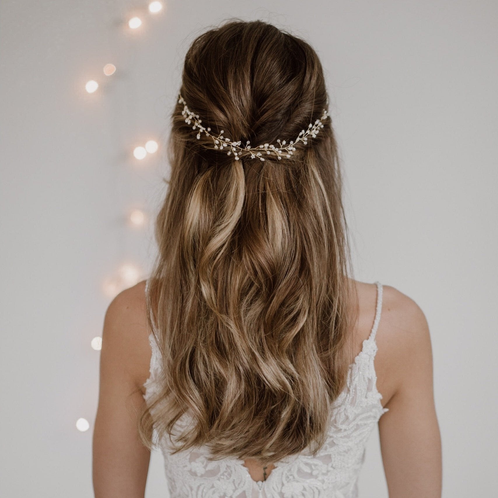 Susi | Brauthaarschmuck, Headpiece mit kleinen Perlen