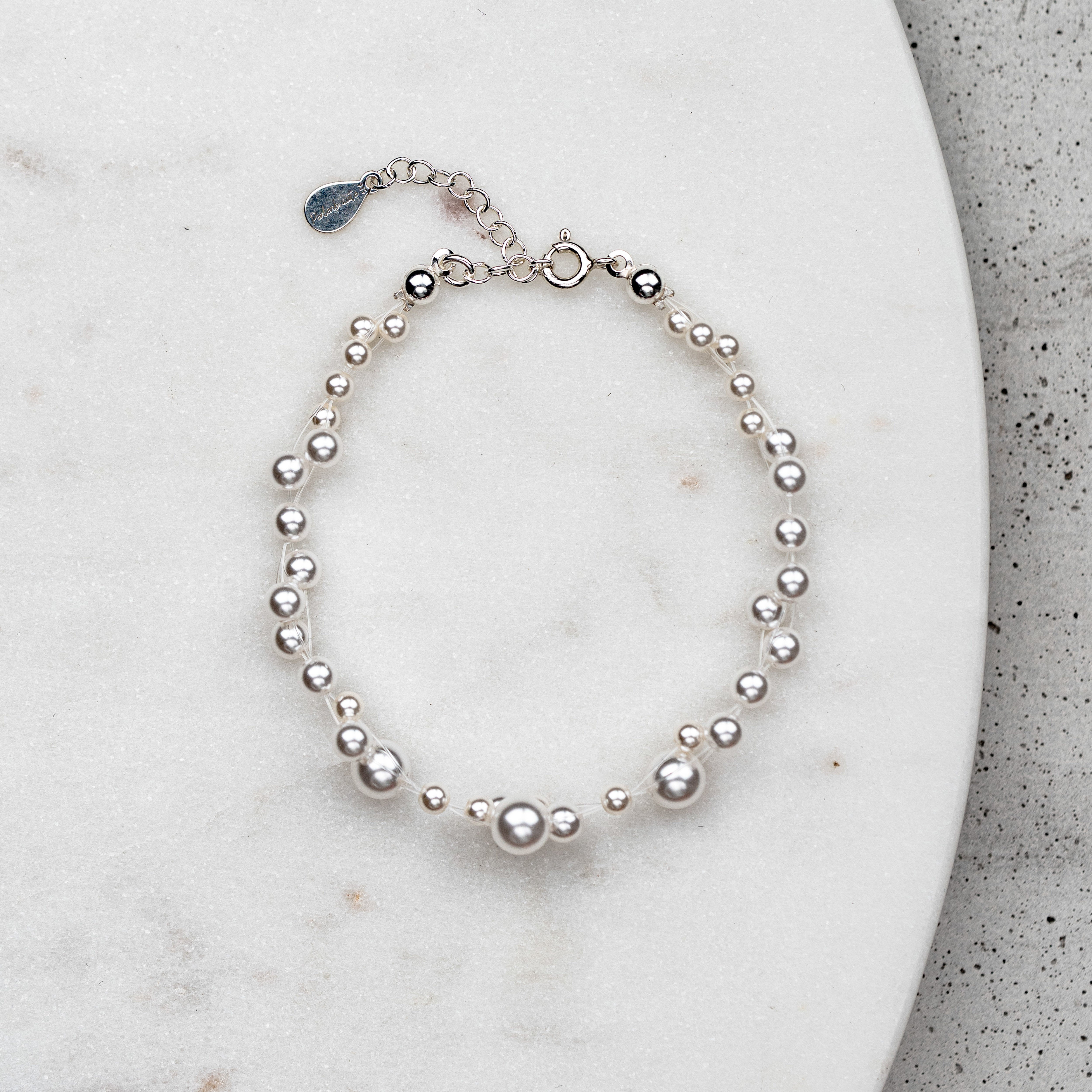 Jasmin | Braut Armband mit Perlen