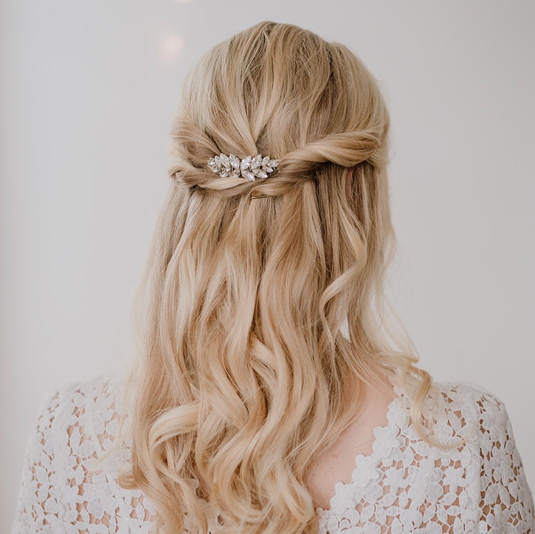Lisbeth | Hochzeit Haarschmuck, Haarkamm mit Kristallen