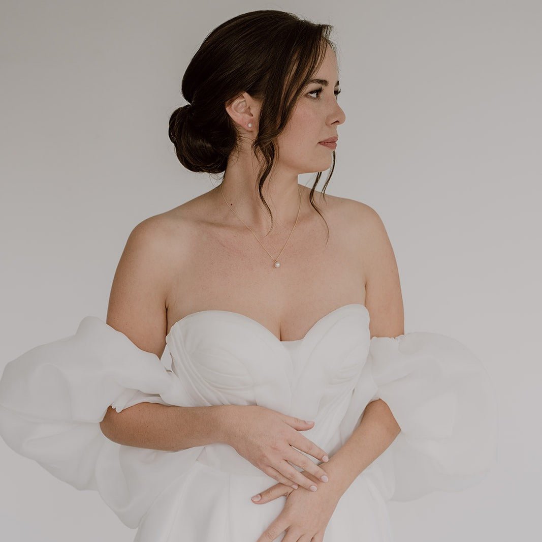 Perlenstecker Beatrice 585er Gelbgold mit Akoya Perle