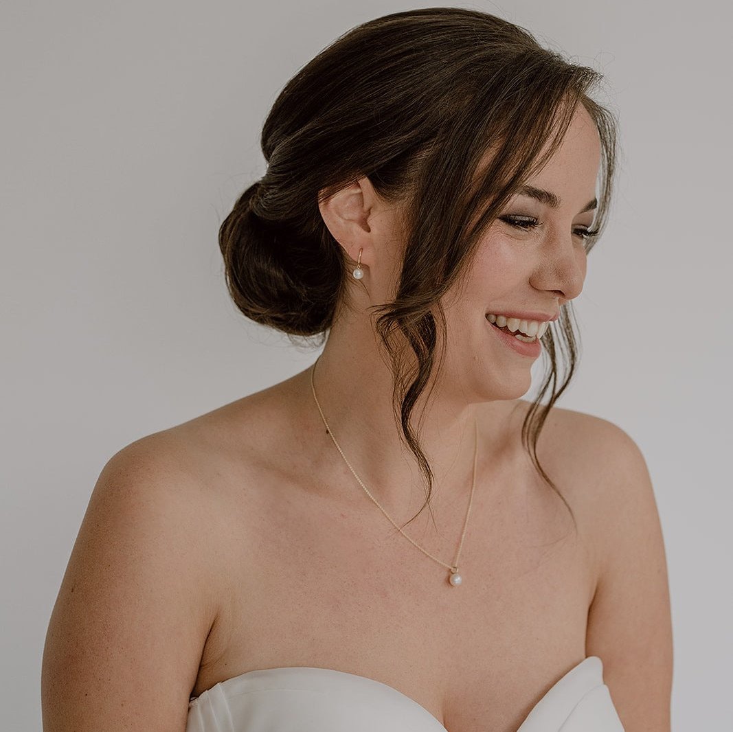 Collier Beatrice 585er Gelbgold mit Süßwasserperle