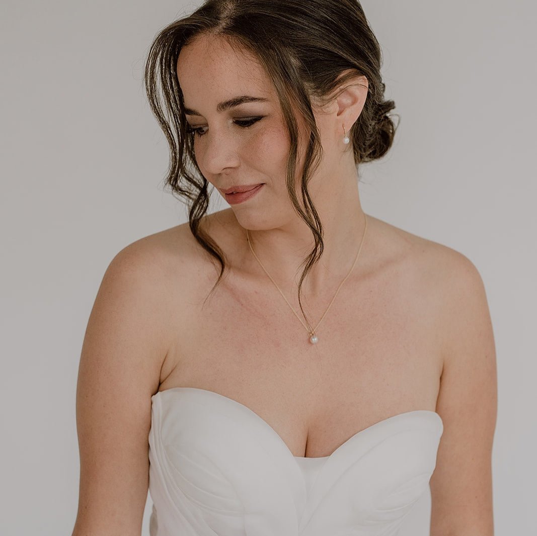 Collier Beatrice 585er Gelbgold mit Süßwasserperle