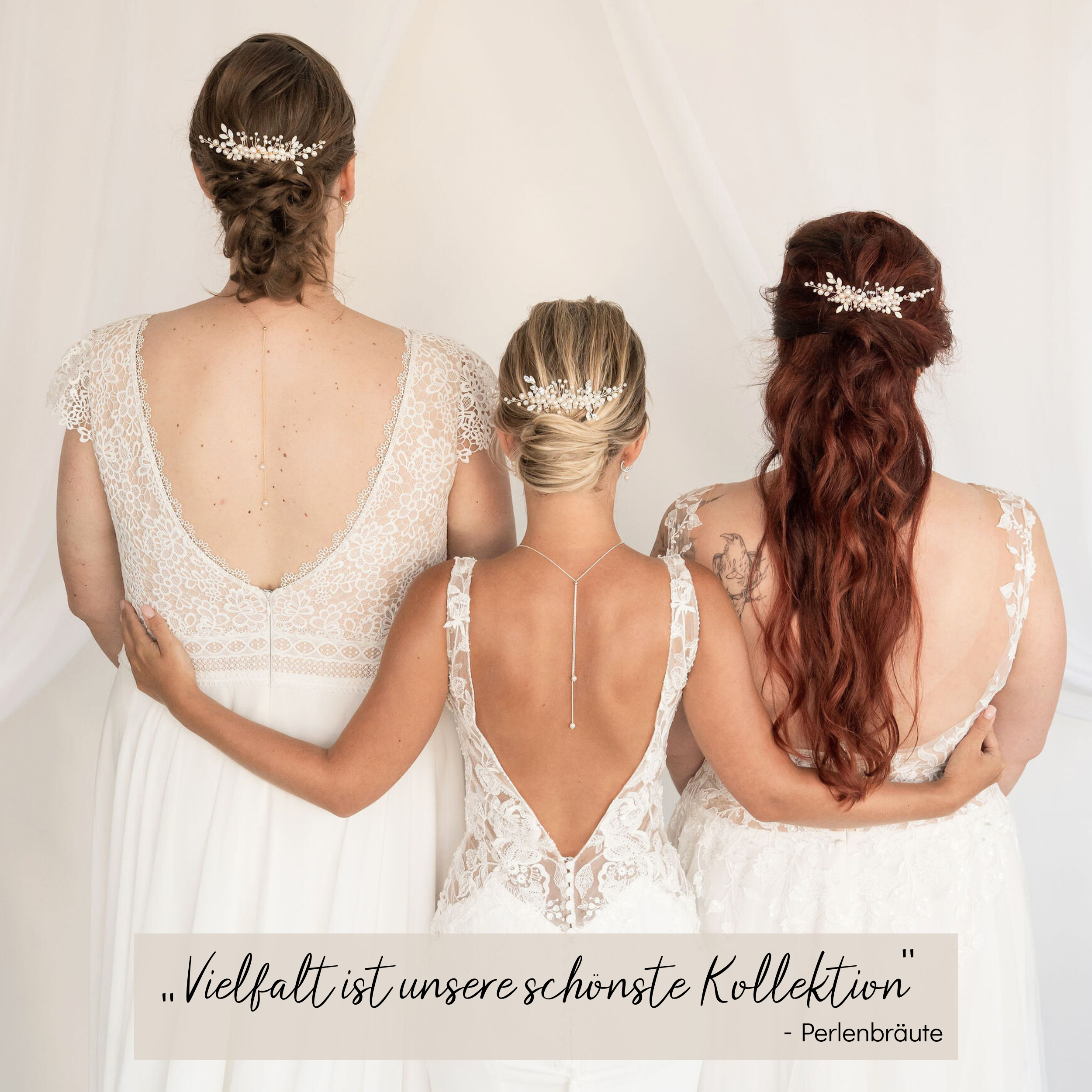 Kris | Haarschmuck Hochzeit - Haarkamm mit Perlen & Kristallen