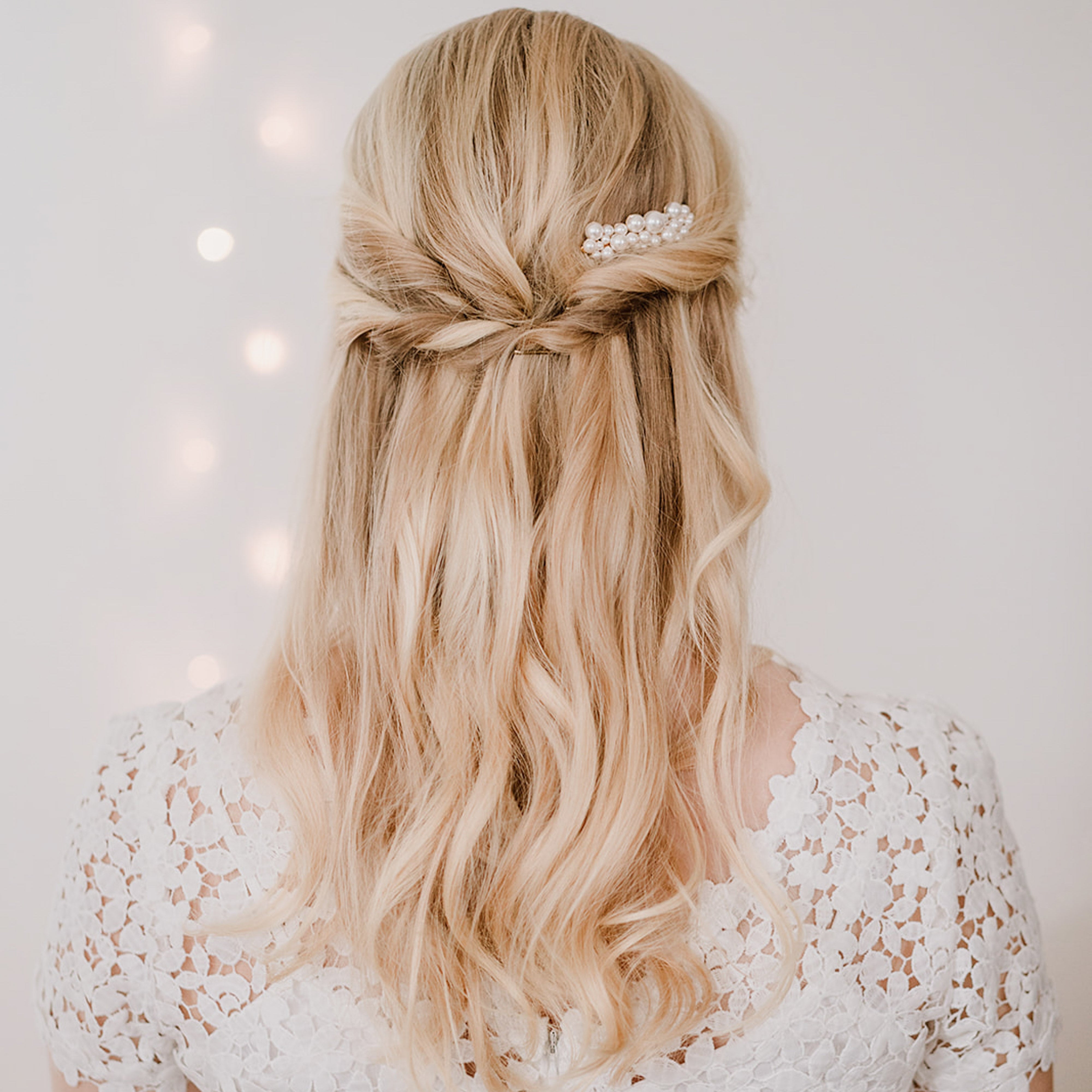 Wilma | Haarschmuck Hochzeit - Haarkamm mit Perlen