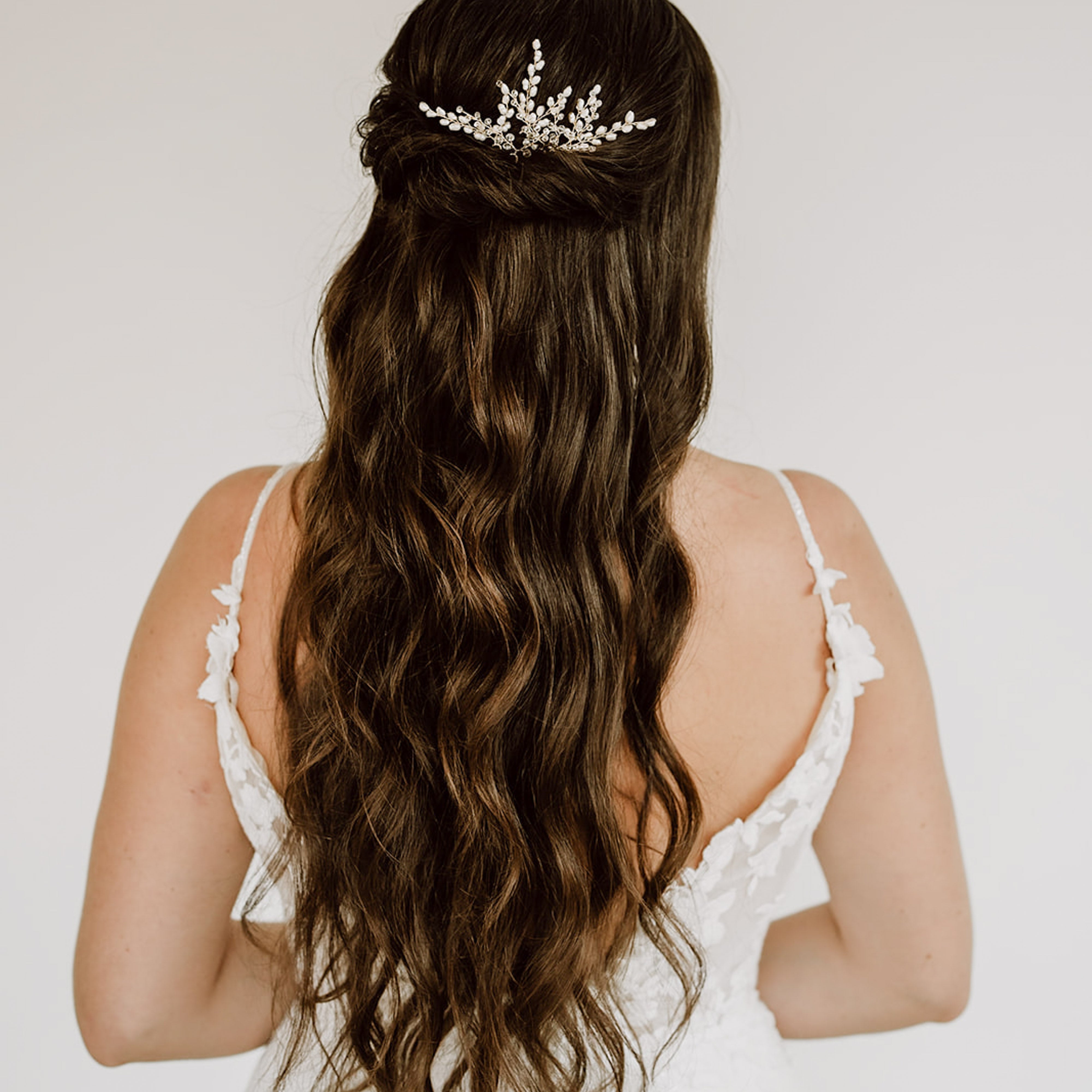 Amelie | Haarnadeln Hochzeit mit echten Süßwasserperlen