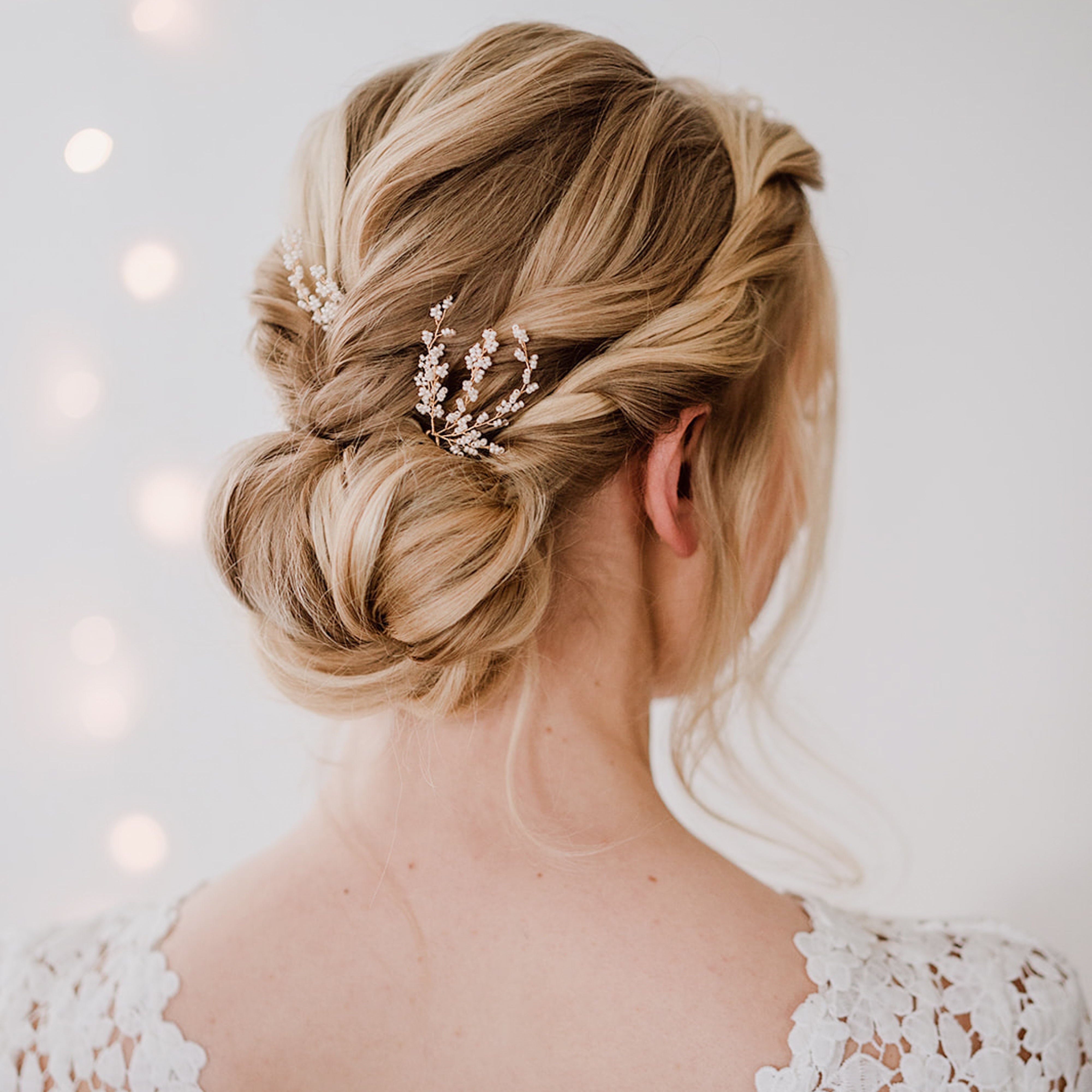 Belina | Hochzeit Haarnadeln mit kleinen Perlen