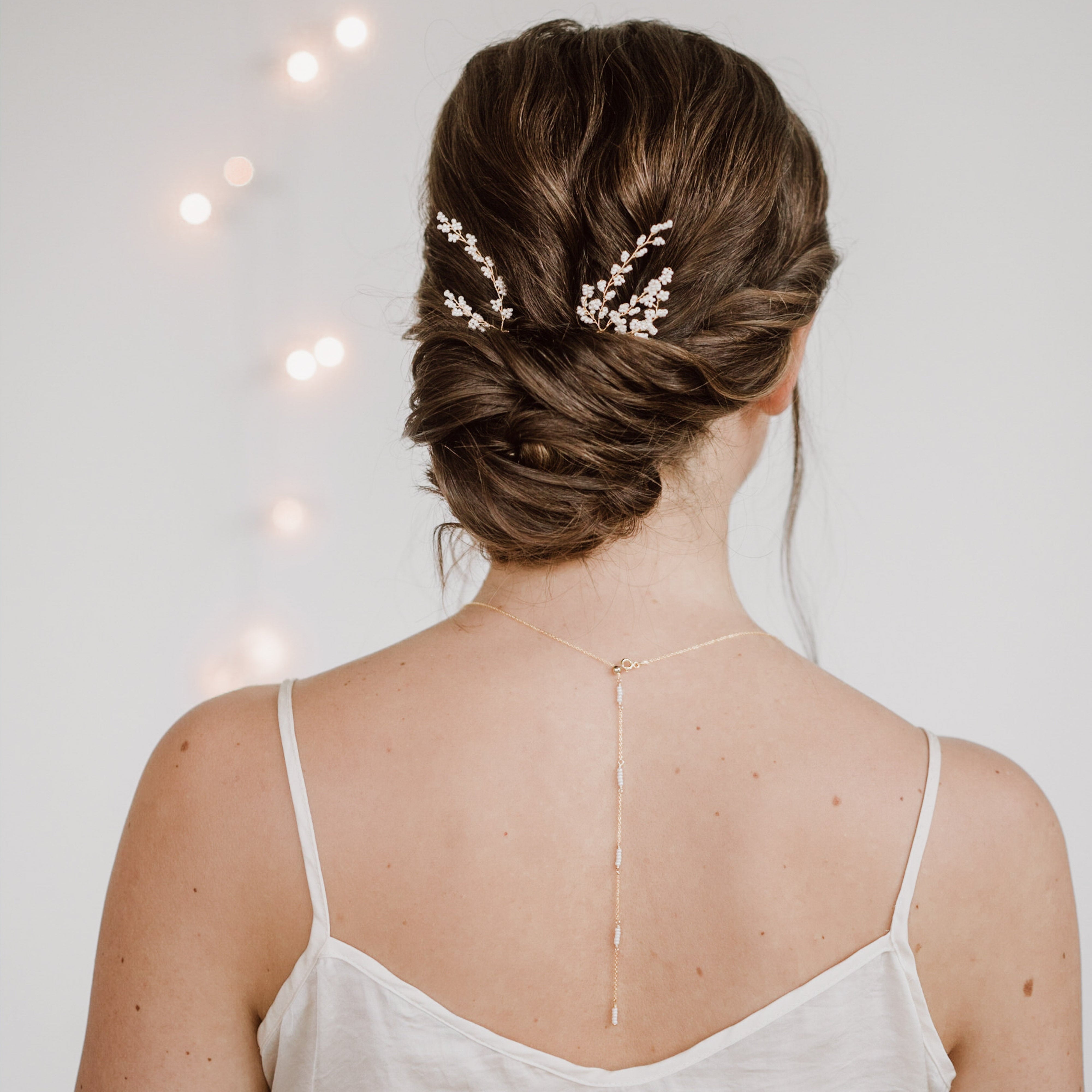 Belina | Hochzeit Haarnadeln mit kleinen Perlen