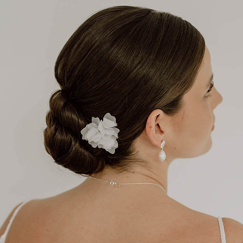 Flora | Hochzeit Haarschmuck - Haarnadeln mit Stoffblüten