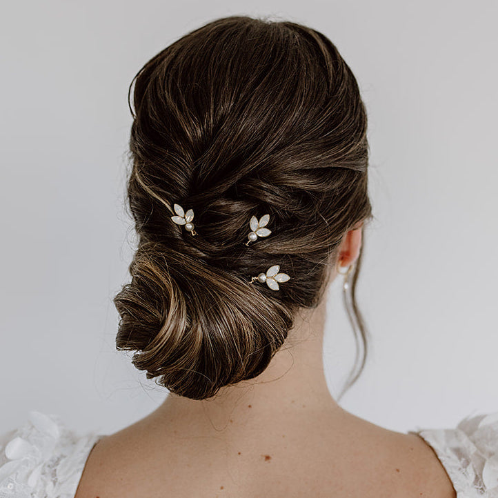 Kate | Braut Haarnadeln mit Perlen und Kristallen