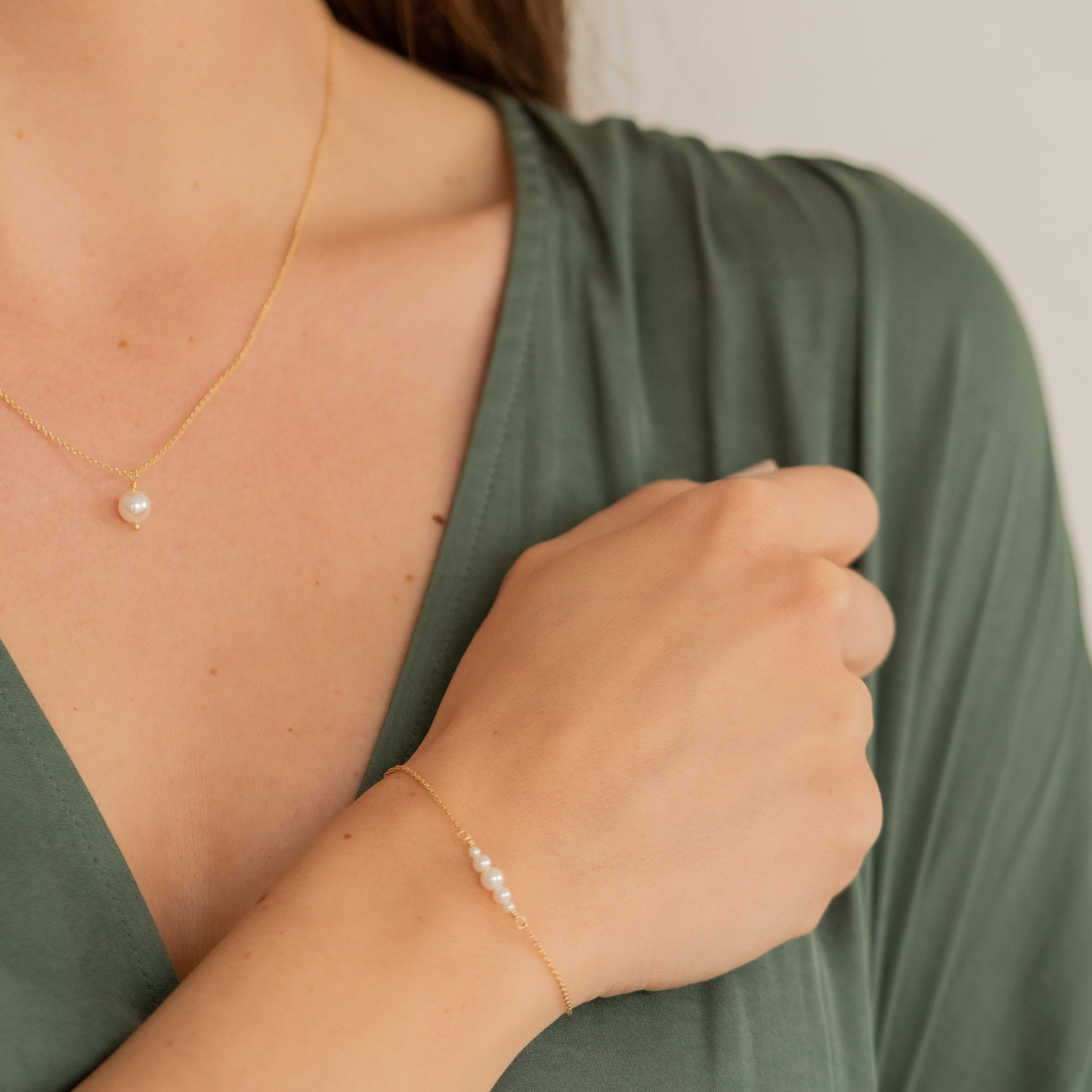 Perla | Halskette für Trauzeugin & Brautmutter