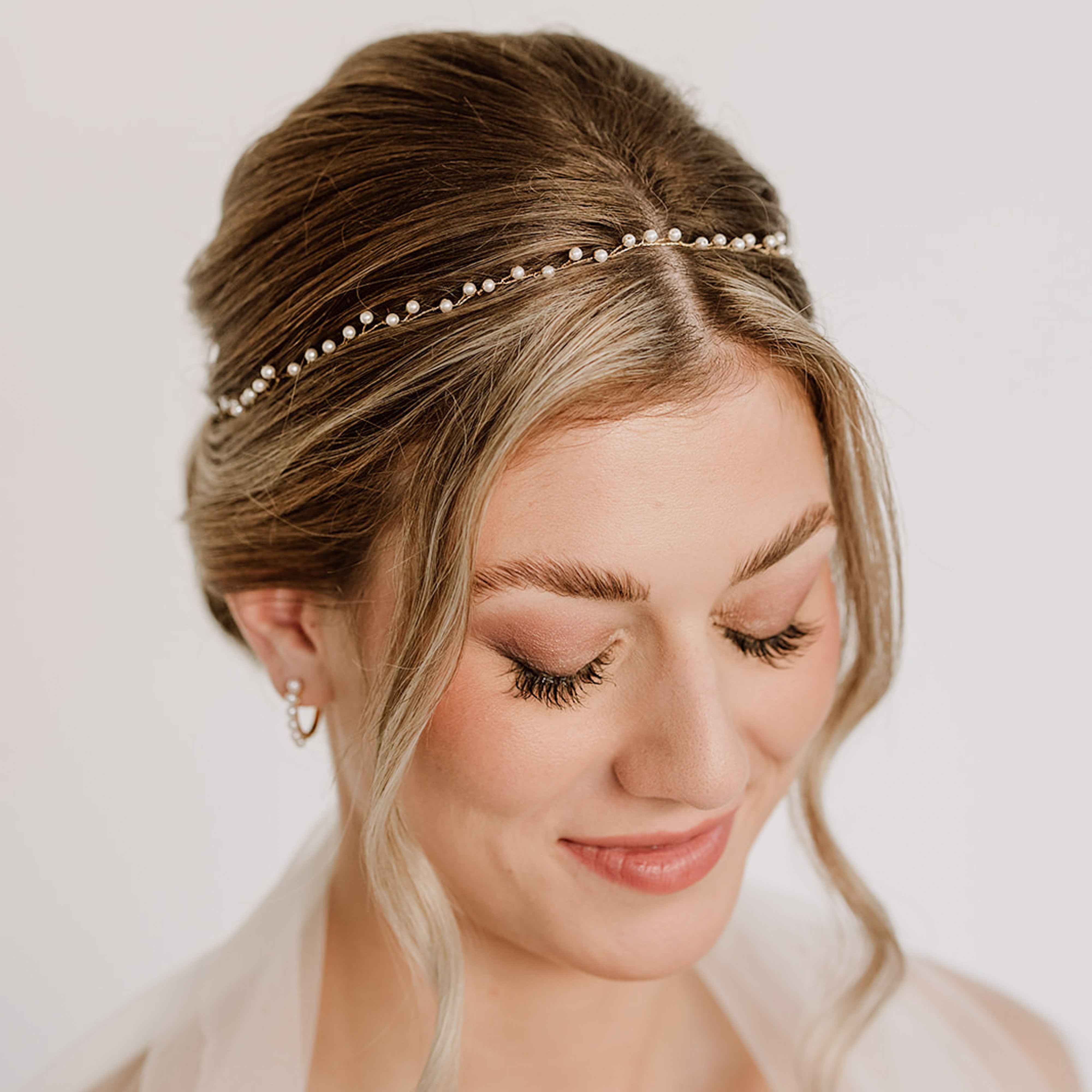 Basic I | Braut Headpiece mit Perlen