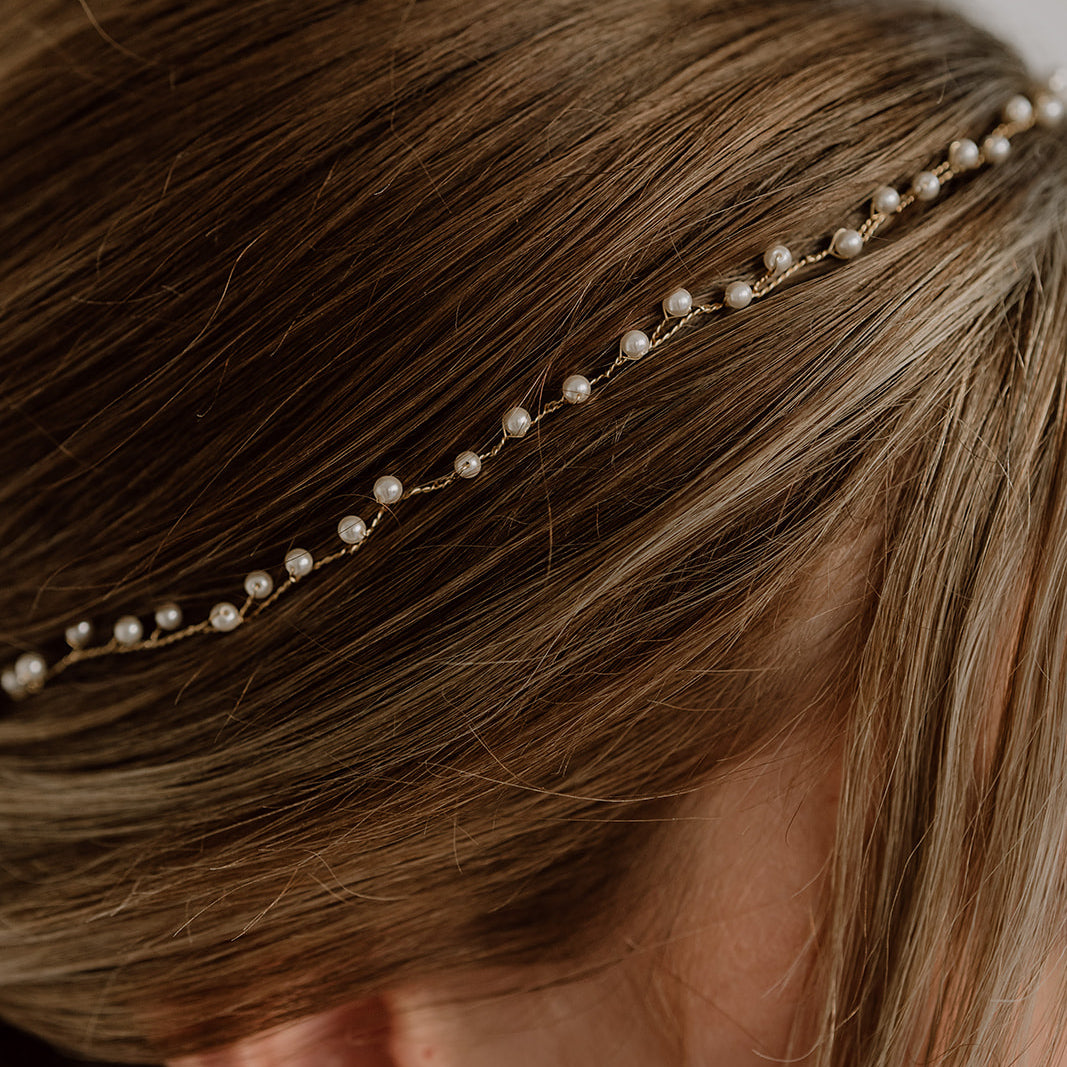Basic I | Braut Headpiece mit Perlen