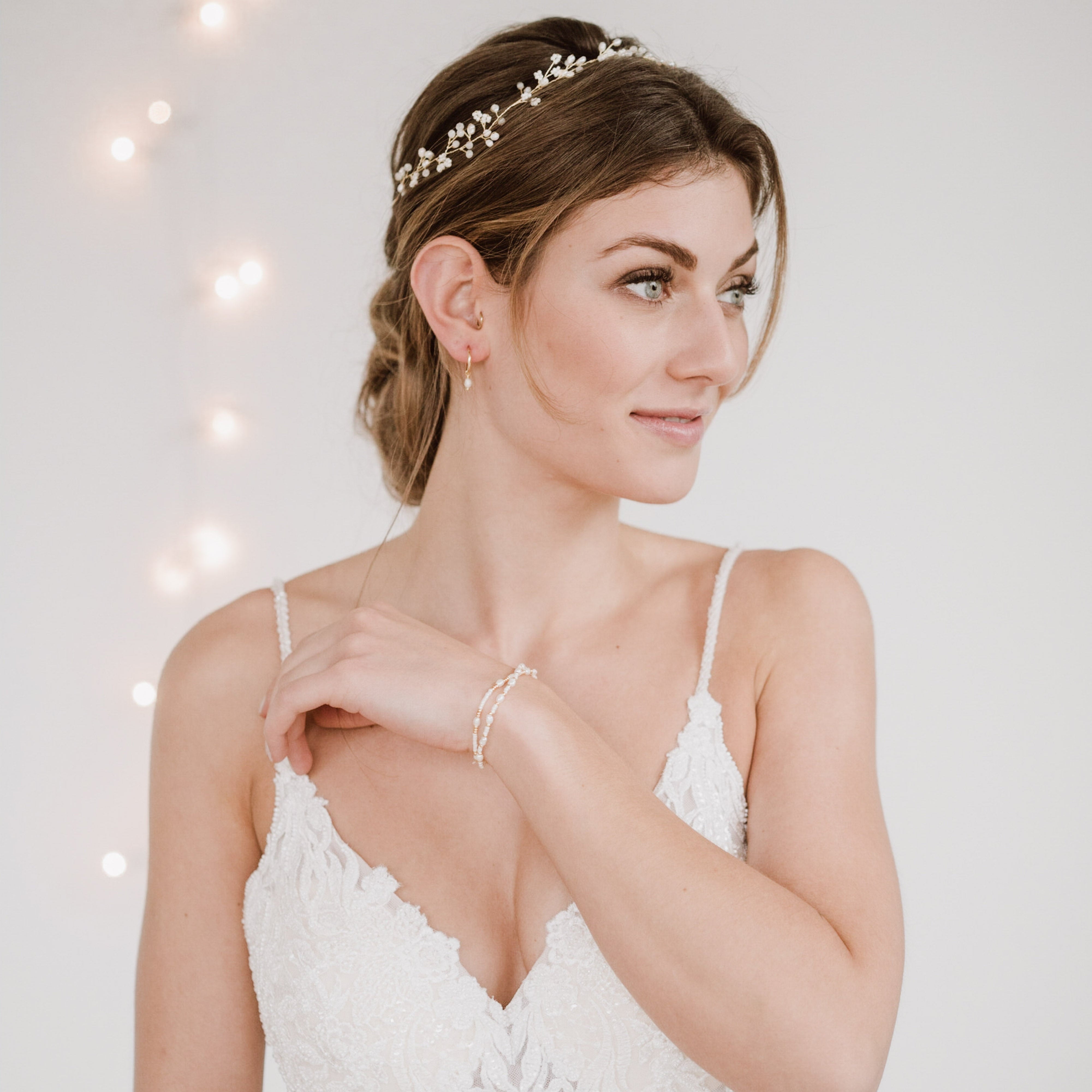 Susi | Brauthaarschmuck - Headpiece mit kleinen Perlen