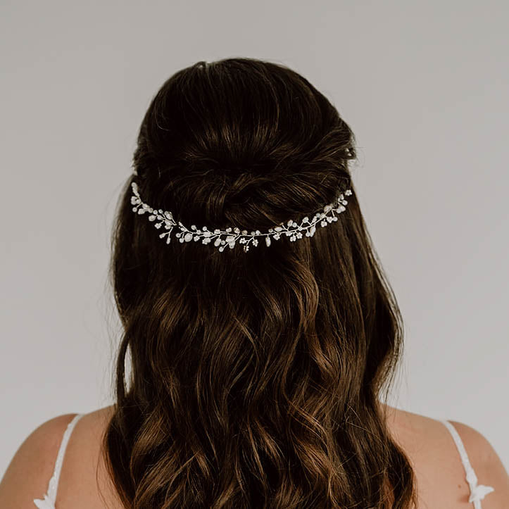 Susi | Brauthaarschmuck, Headpiece mit kleinen Perlen