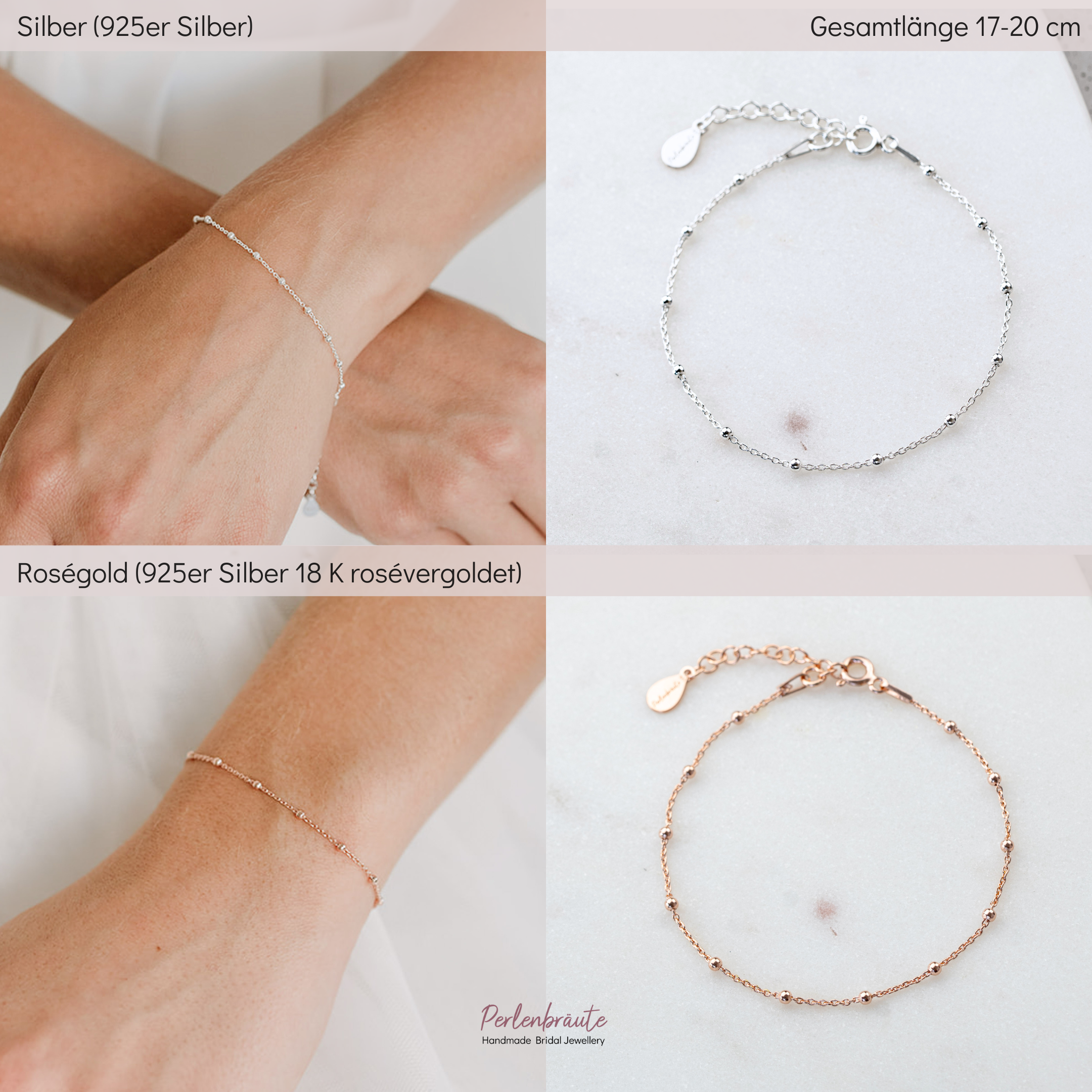 Kaya | Brautarmband dezent & schlicht