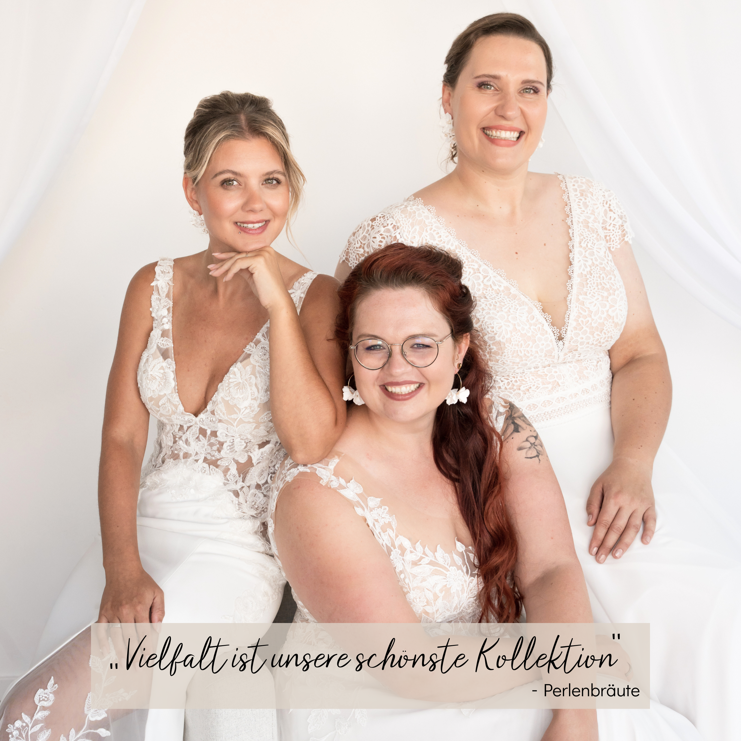 Coco klein | Brautohrringe mit weißen Blüten und echten Perlen