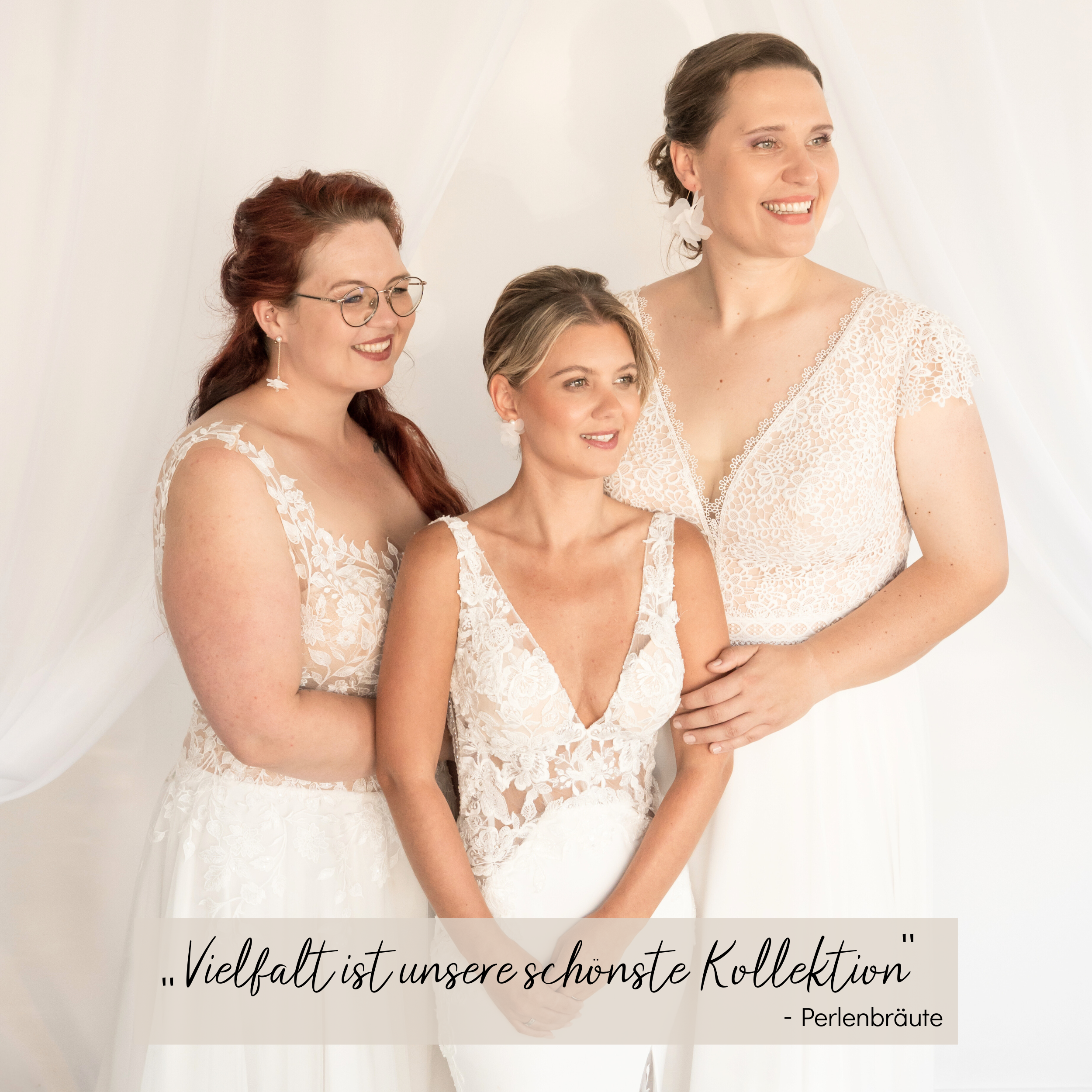 Kelly | hängende Brautohrringe mit Stoffblüte