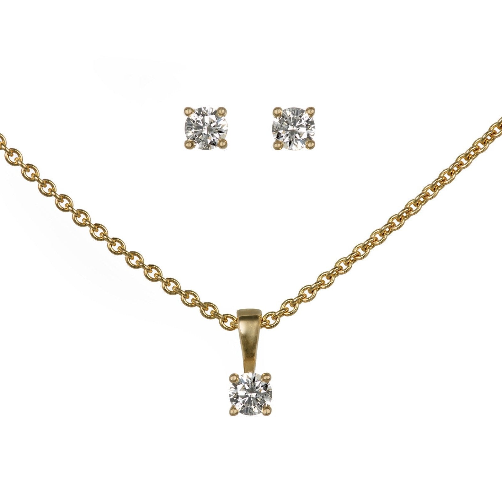 Collier Estelle Gelbgold