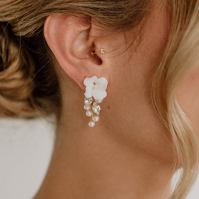 Coco Ana | Braut Ohrringe mit Blüten