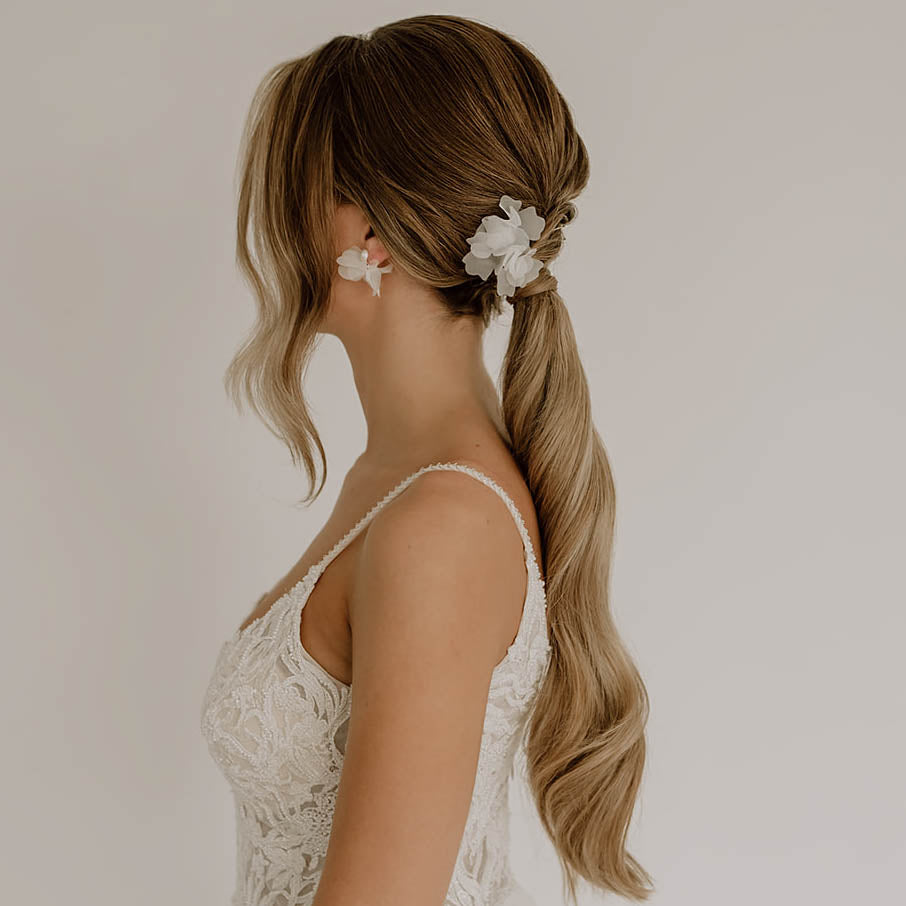 Flora | Hochzeit Haarschmuck - Haarnadeln mit Stoffblüten