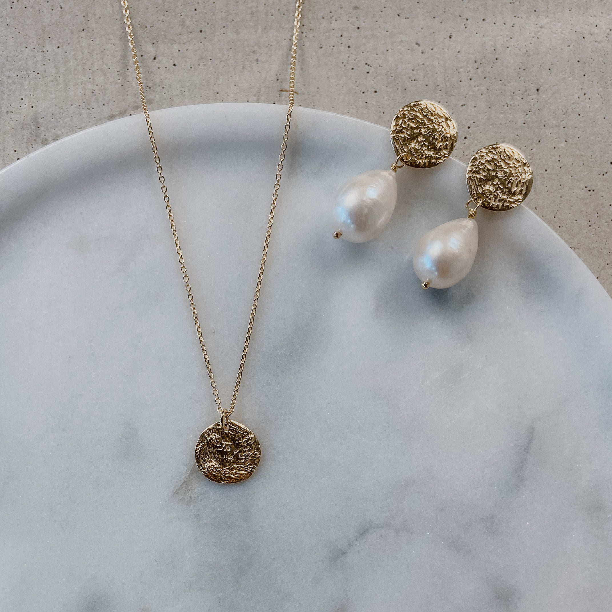 Johanna | Ohrringe Hochzeit mit echter Süßwasserperle