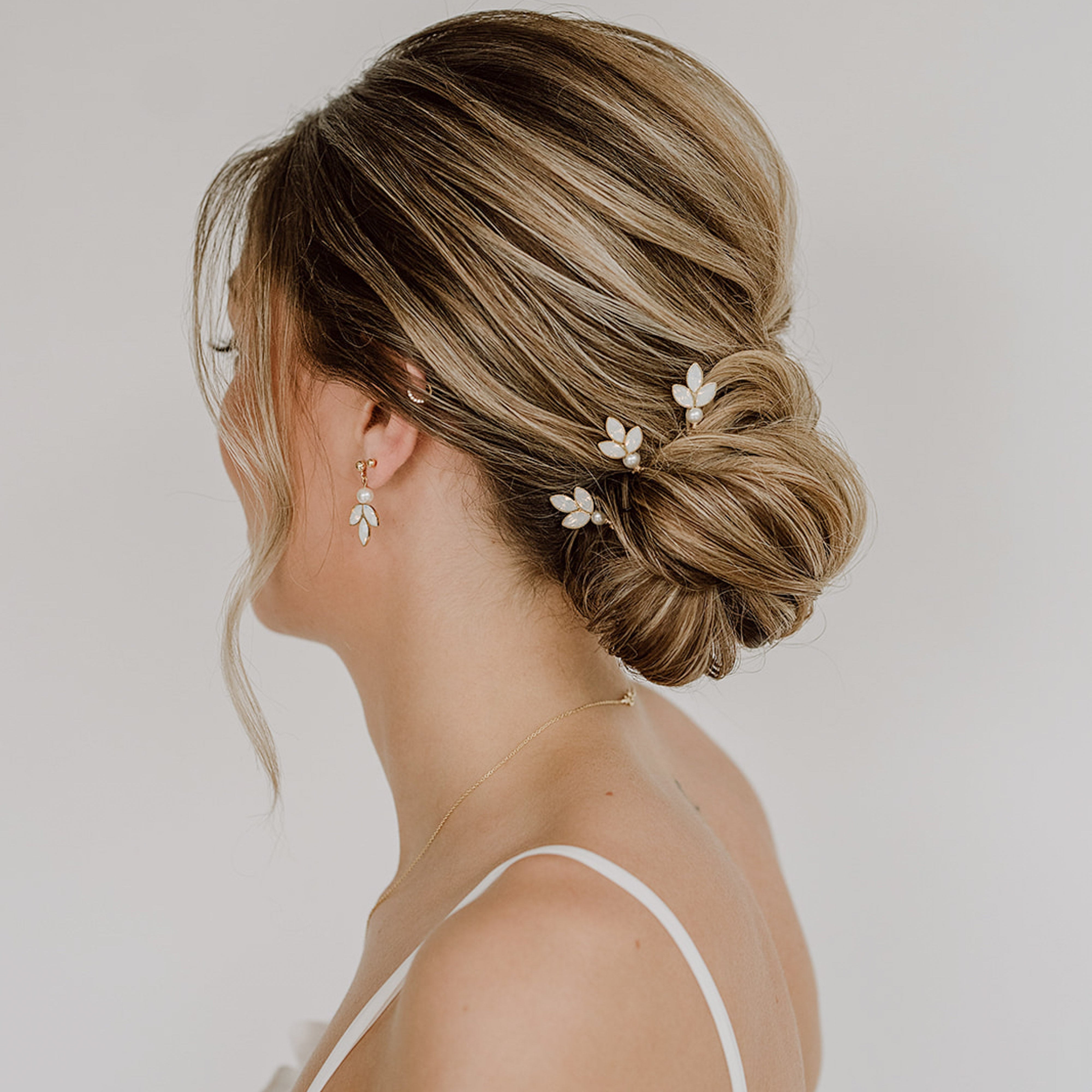 Kate | Braut Haarnadeln mit Perlen und Kristallen