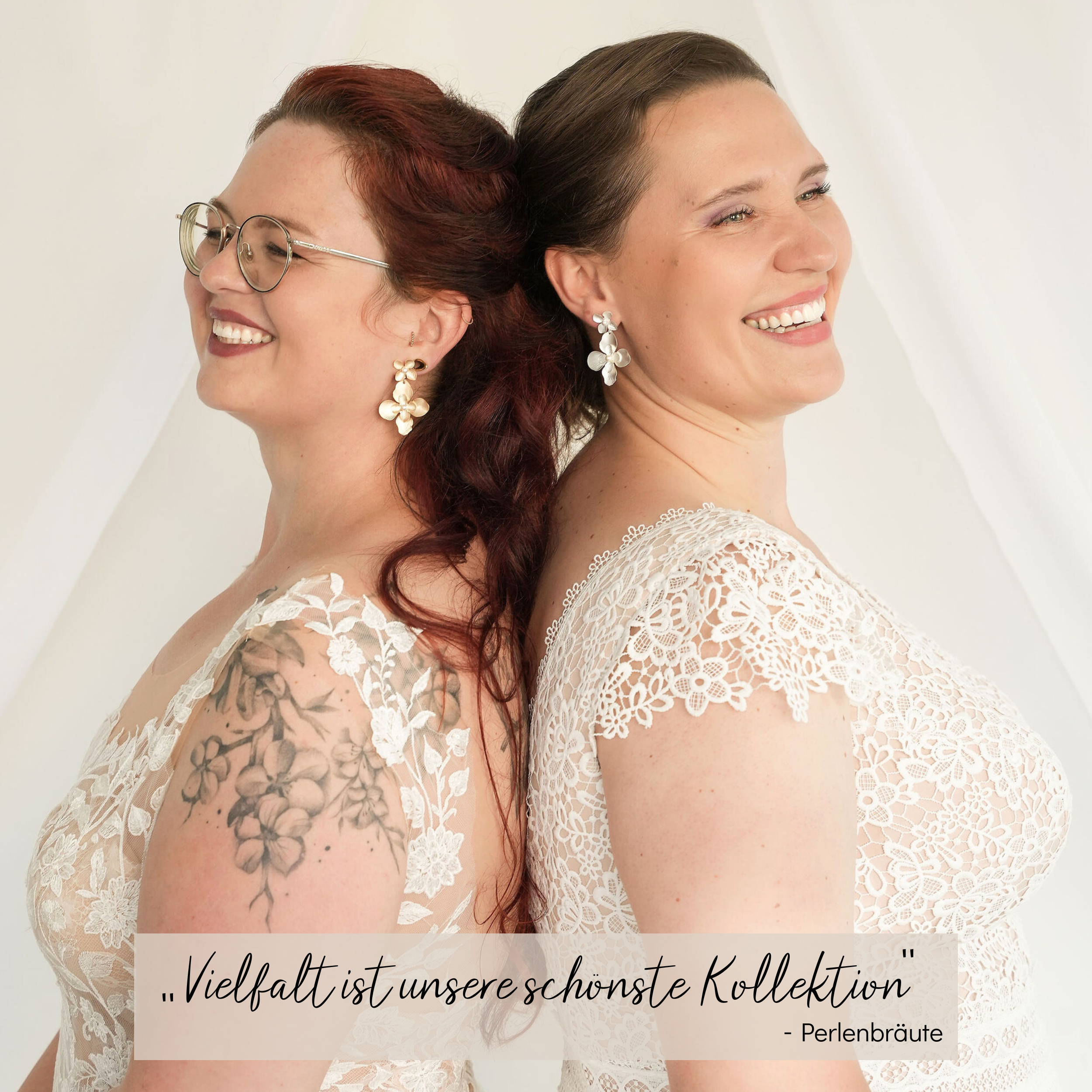 Vika | Statement Ohrringe Hochzeit mit Blüten