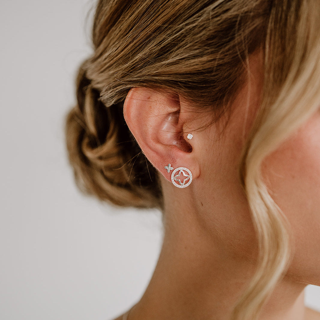 Paola | Braut Ohrringe Stern