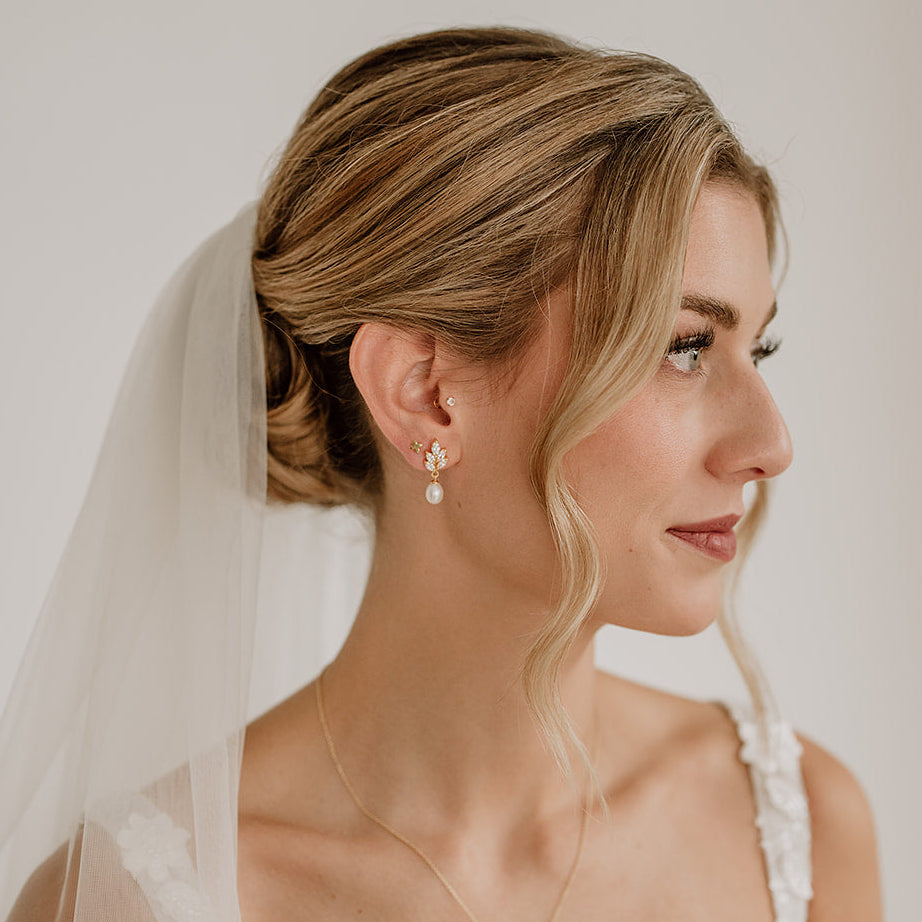 Paola | Braut Ohrringe Stern