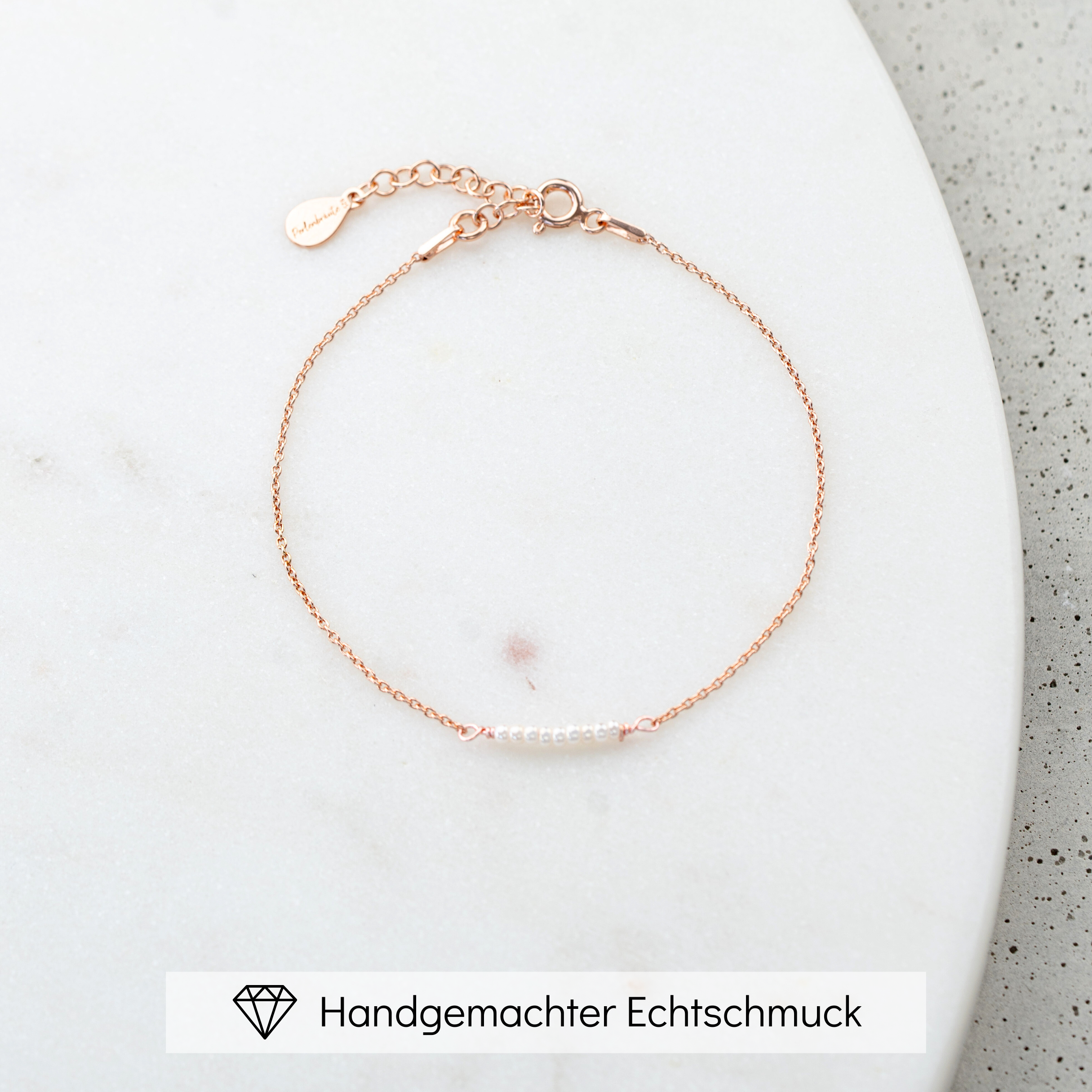 Belina | Armband Hochzeit mit kleinen Perlen