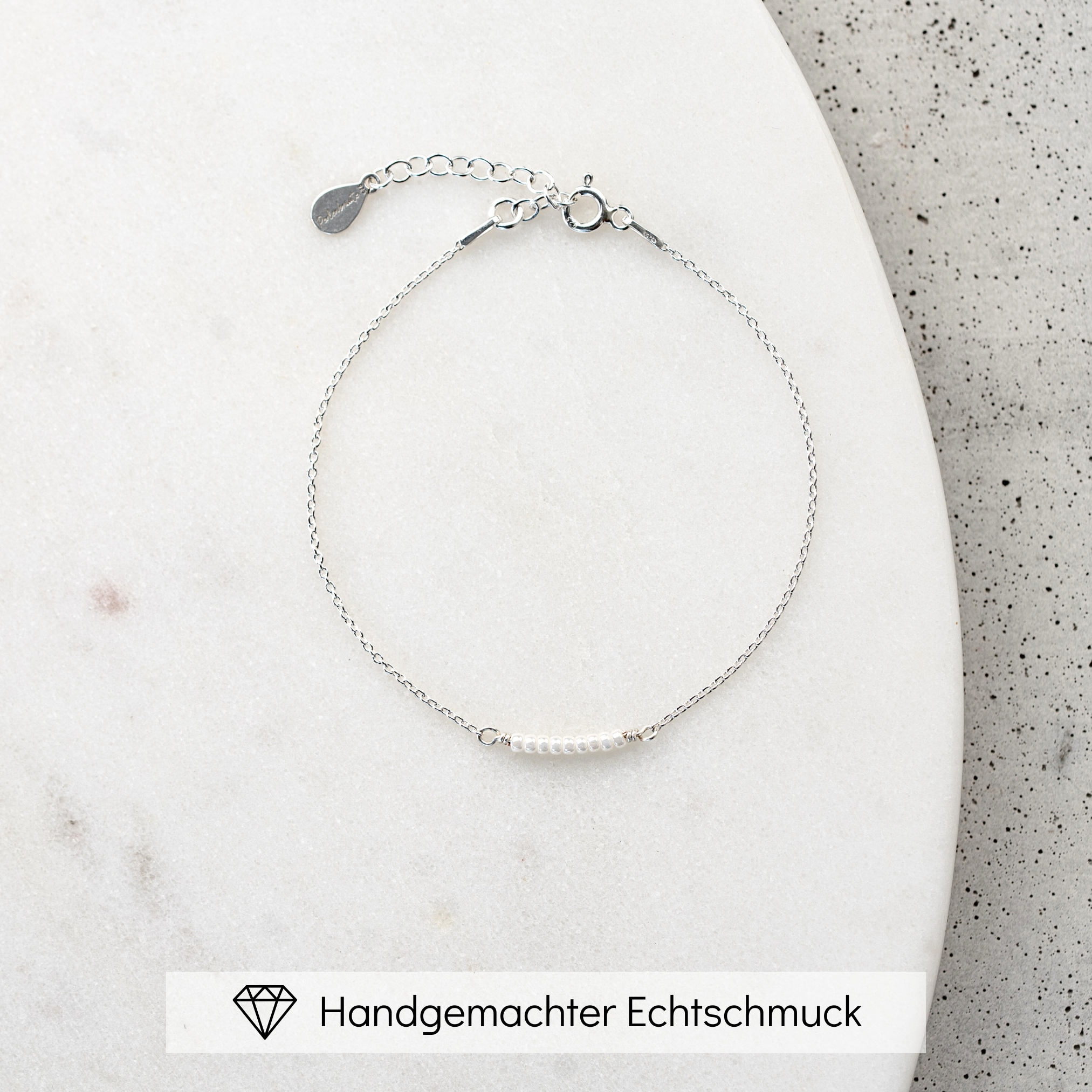 Belina | Armband Hochzeit mit kleinen Perlen