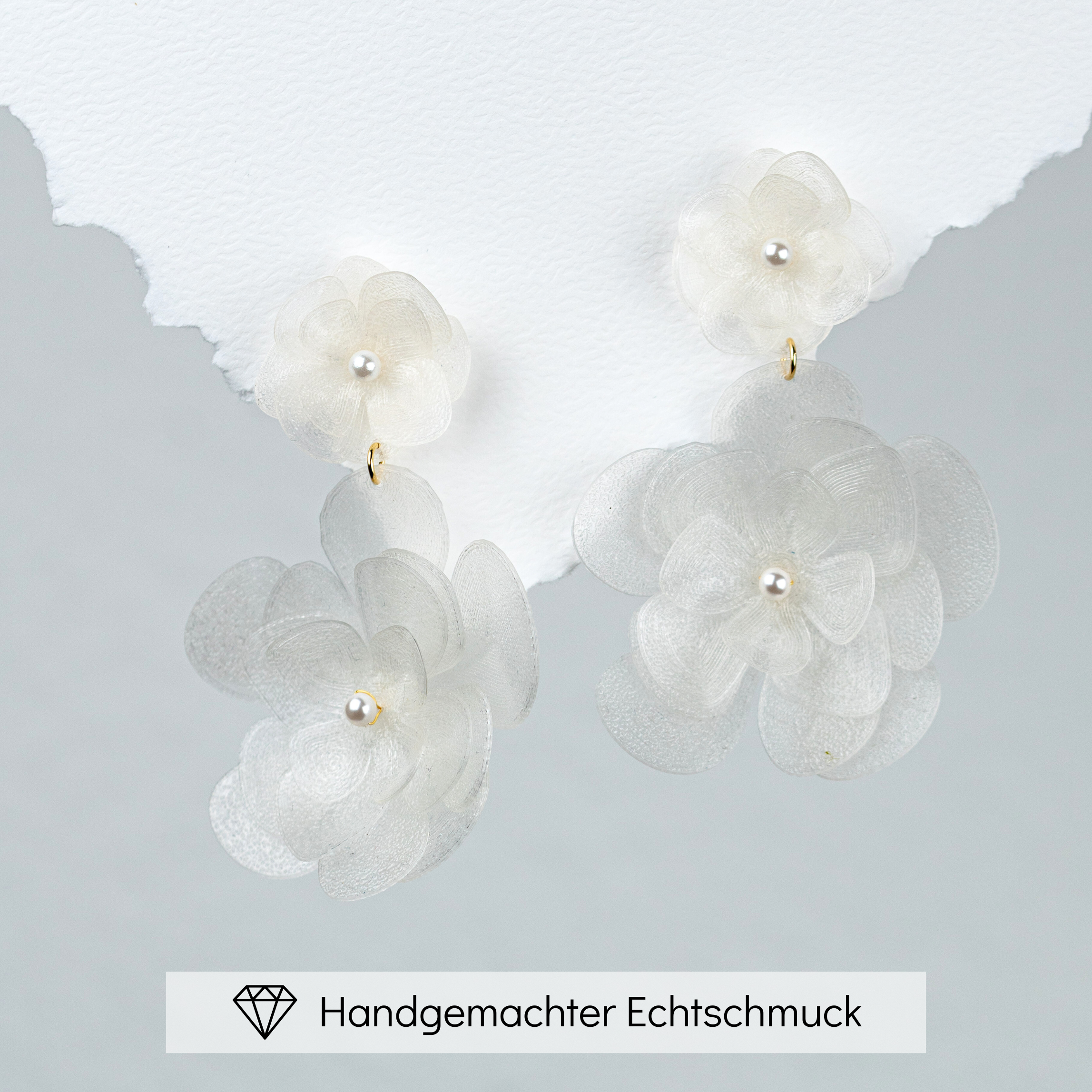 Carry | Braut Ohrringe mit Blüten