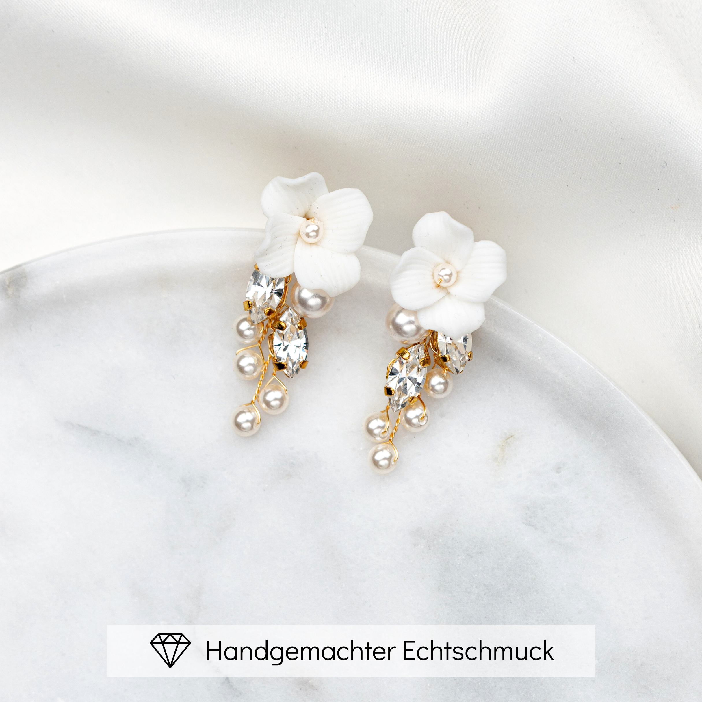 Coco Ana | Braut Ohrringe mit Blüten