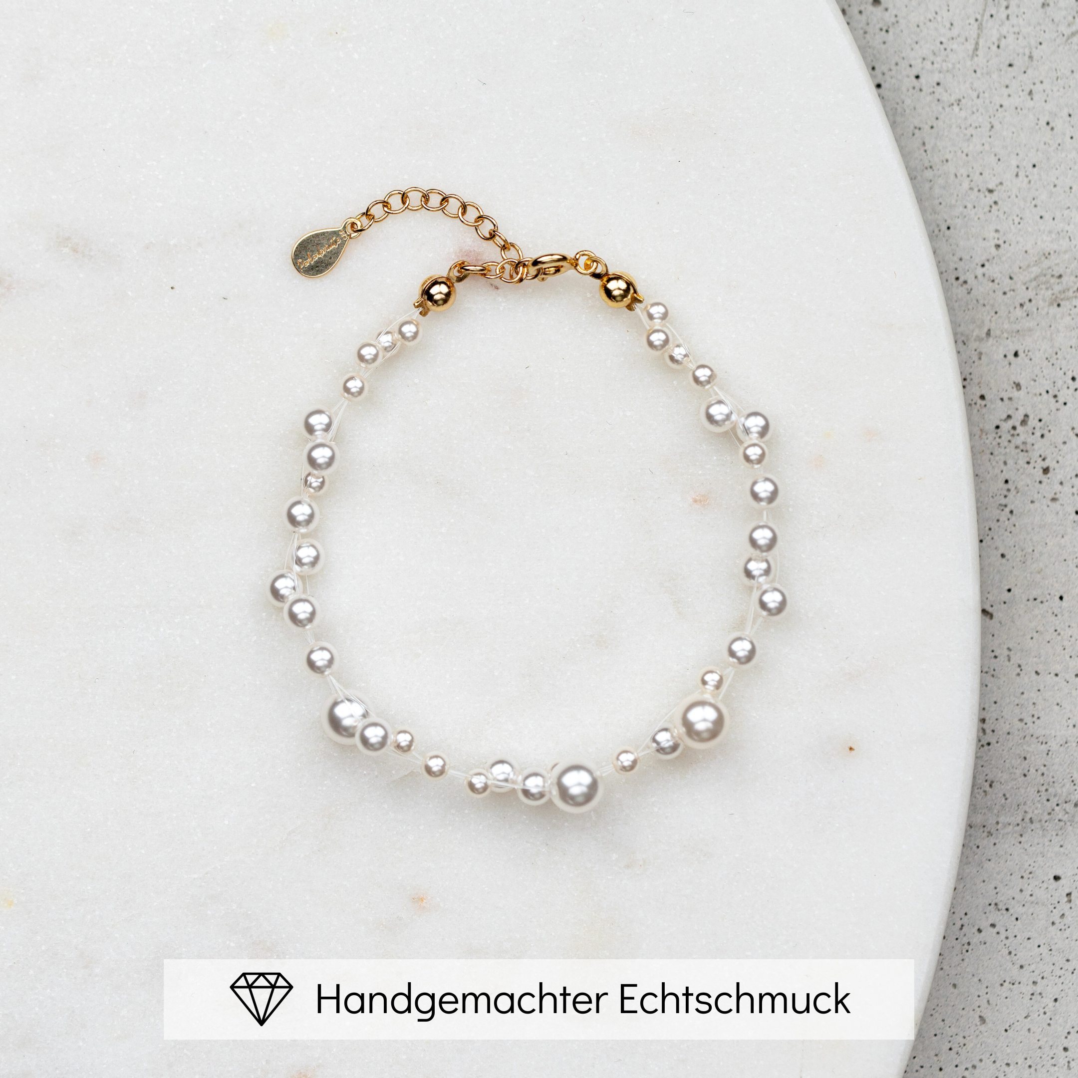 Jasmin | Braut Armband mit Perlen
