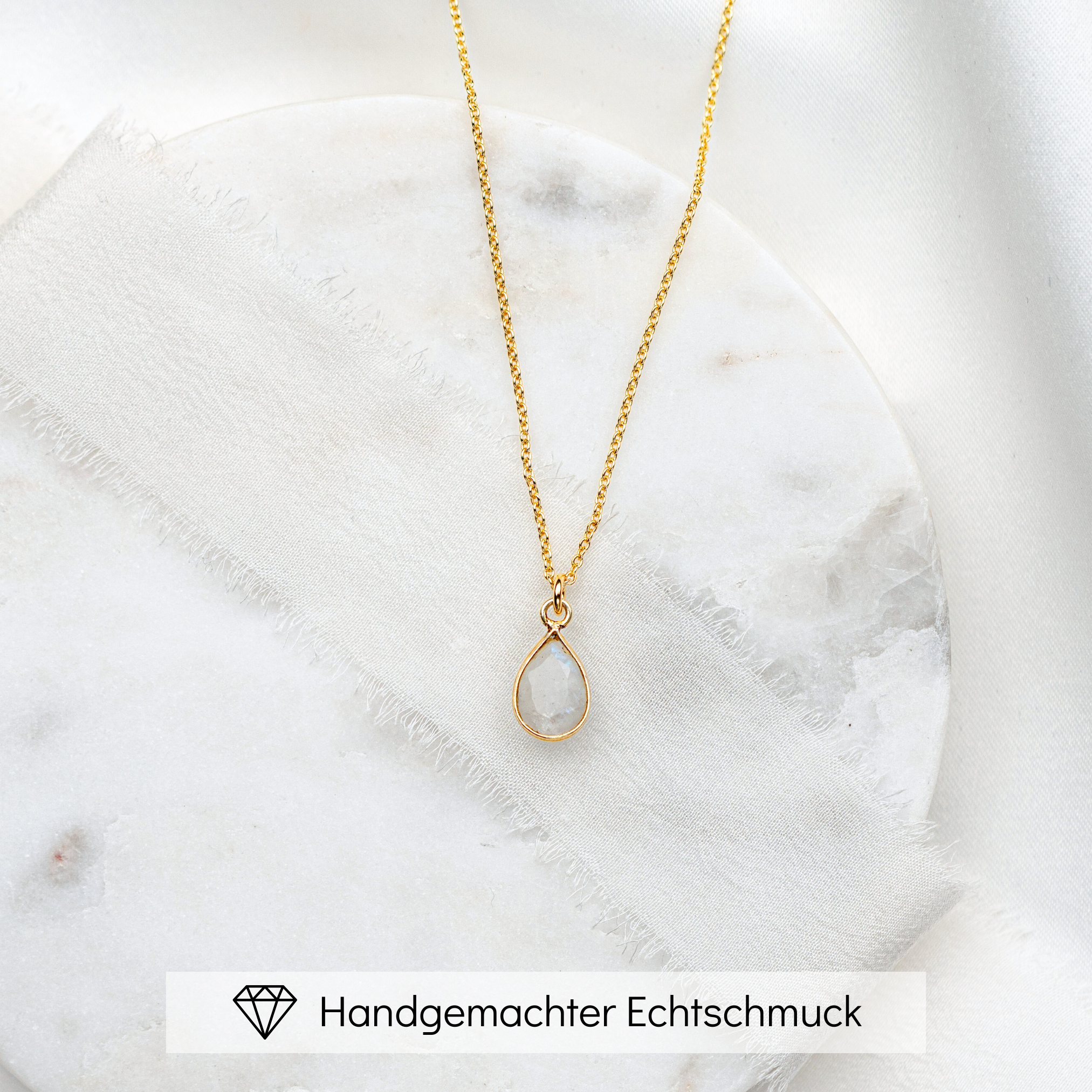 Juna | Braut Halskette mit Mondstein