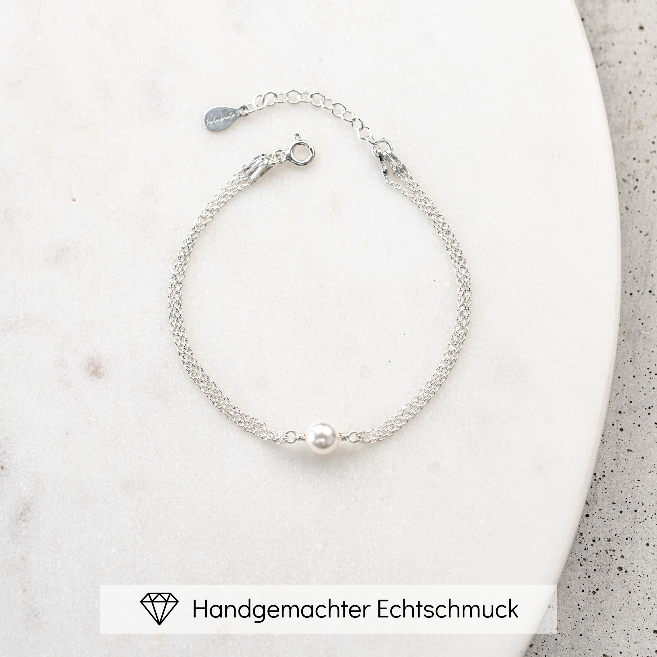 Lola | Armband Hochzeit mit Perle