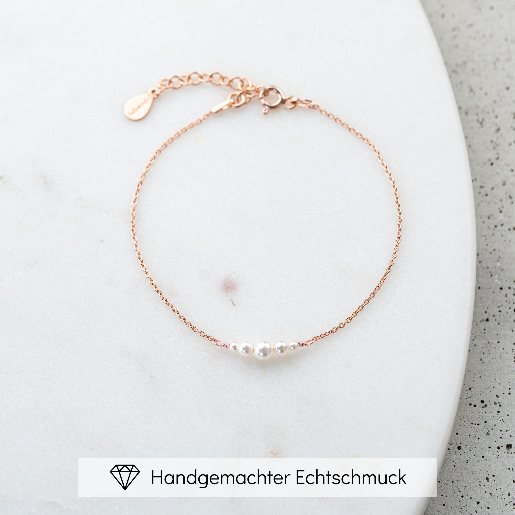 Mariella | Brautarmband mit kleinen Perlen