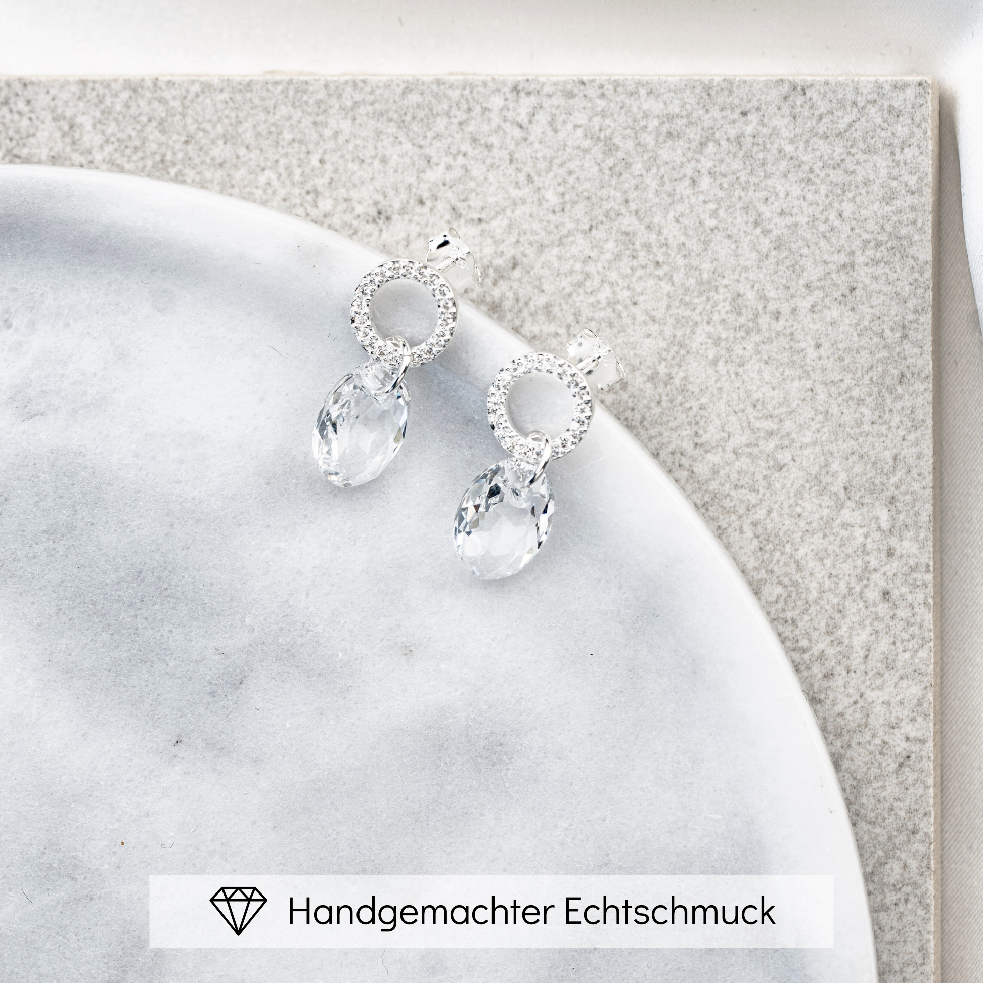 Mimi | Ohrringe Hochzeit mit Zirkonia