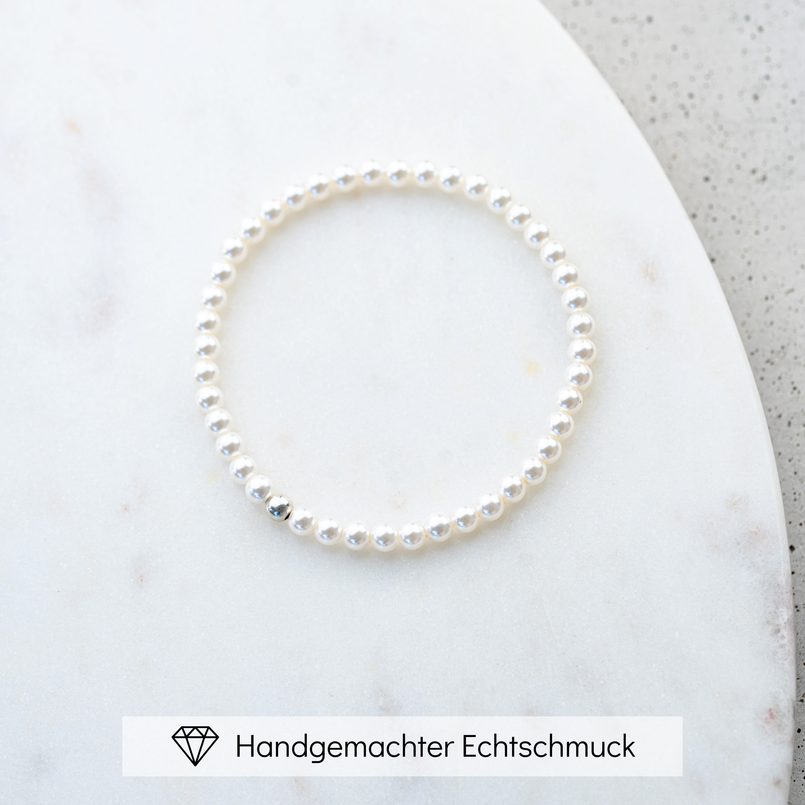 Perla | Perlenarmband Hochzeit schlicht