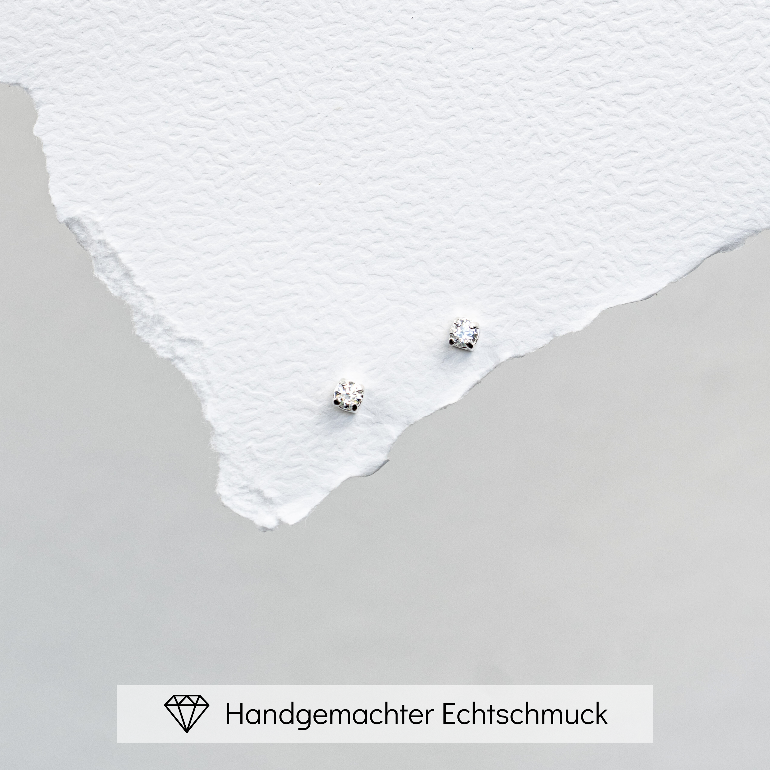 Sanna | schlichte Brautohrstecker mit Zirkonia