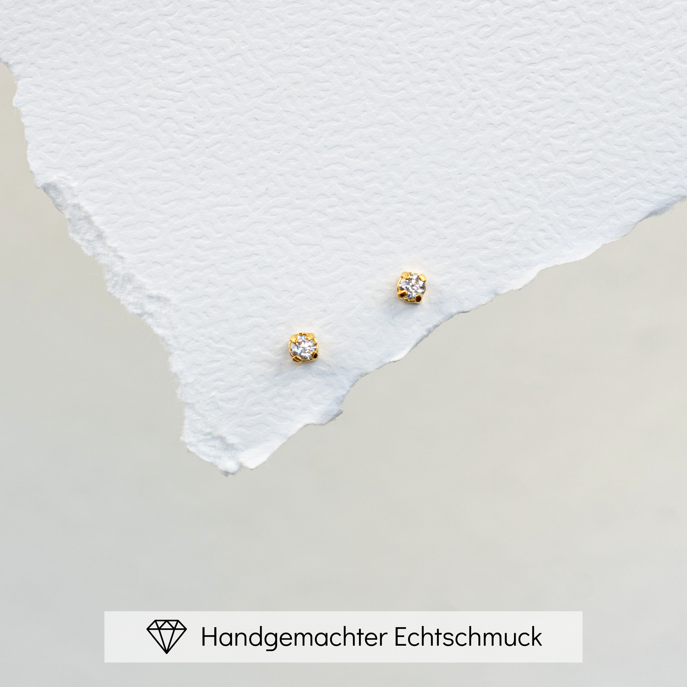 Sanna | schlichte Brautohrstecker mit Zirkonia