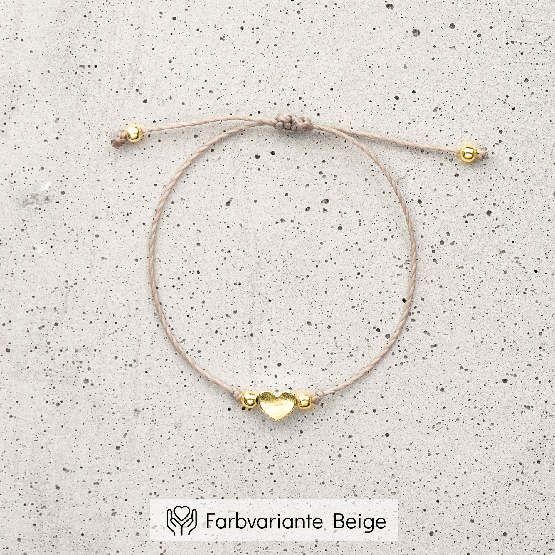 Armband für Trauzeugin | Trauzeugin fragen - beige