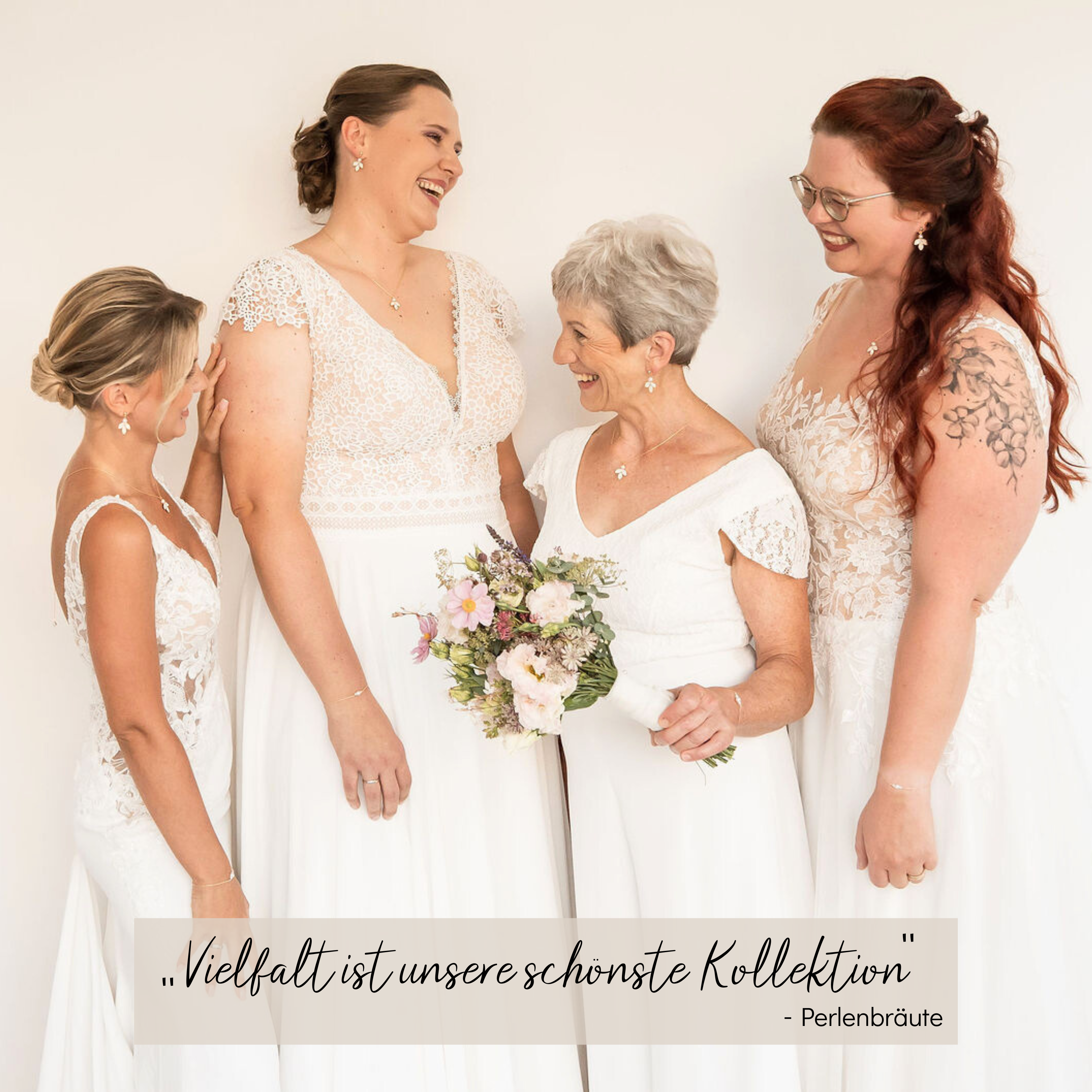 Kate | Hochzeitsschmuck Set mit Perlen