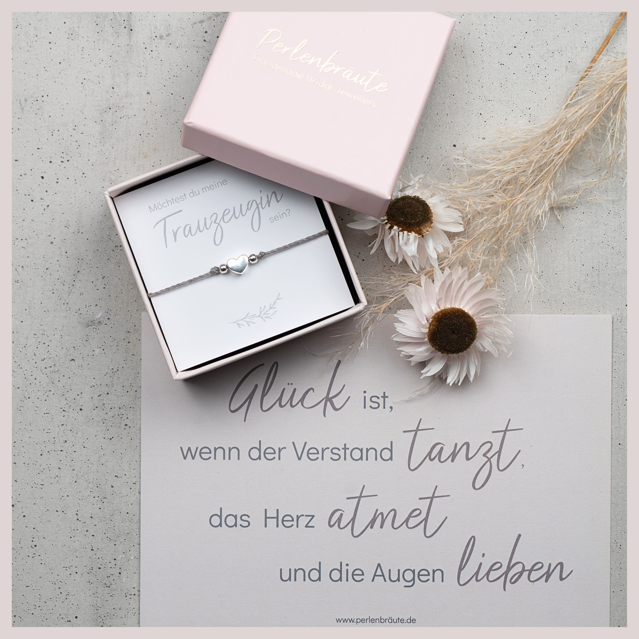 Armband für Trauzeugin | Trauzeugin fragen