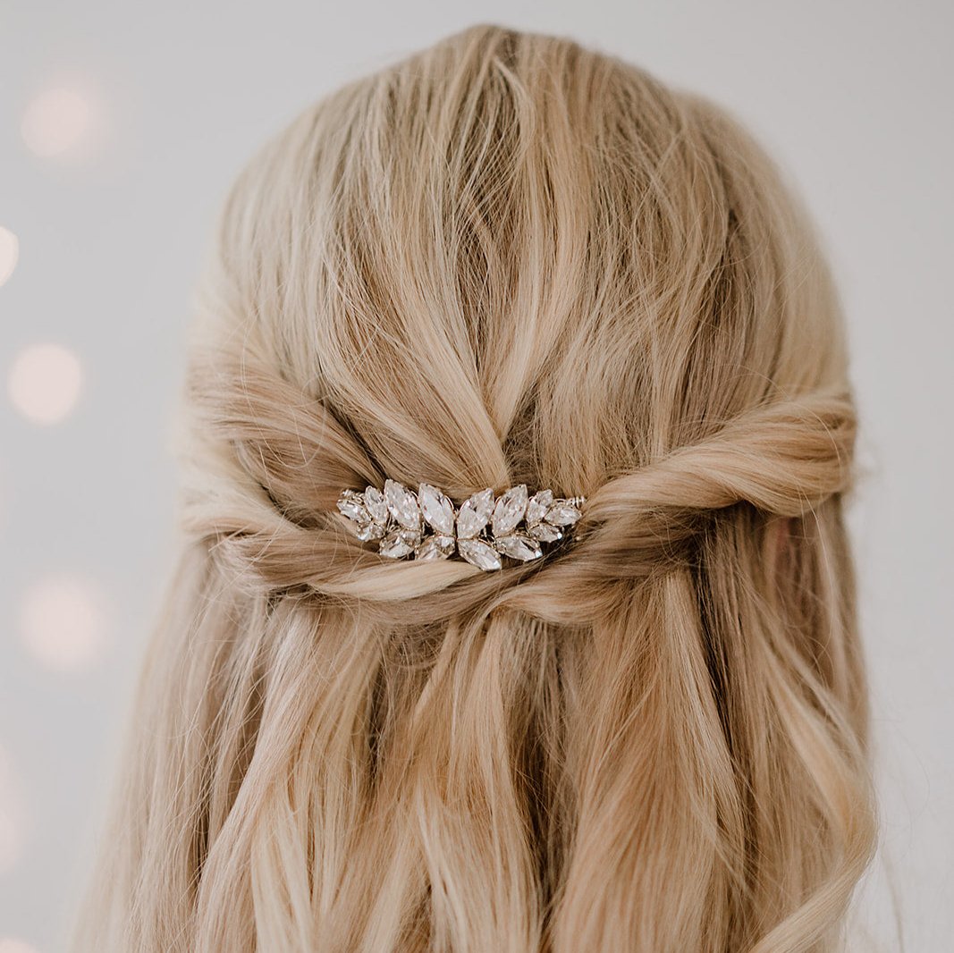 Lisbeth | Hochzeit Haarschmuck, Haarkamm mit Kristallen