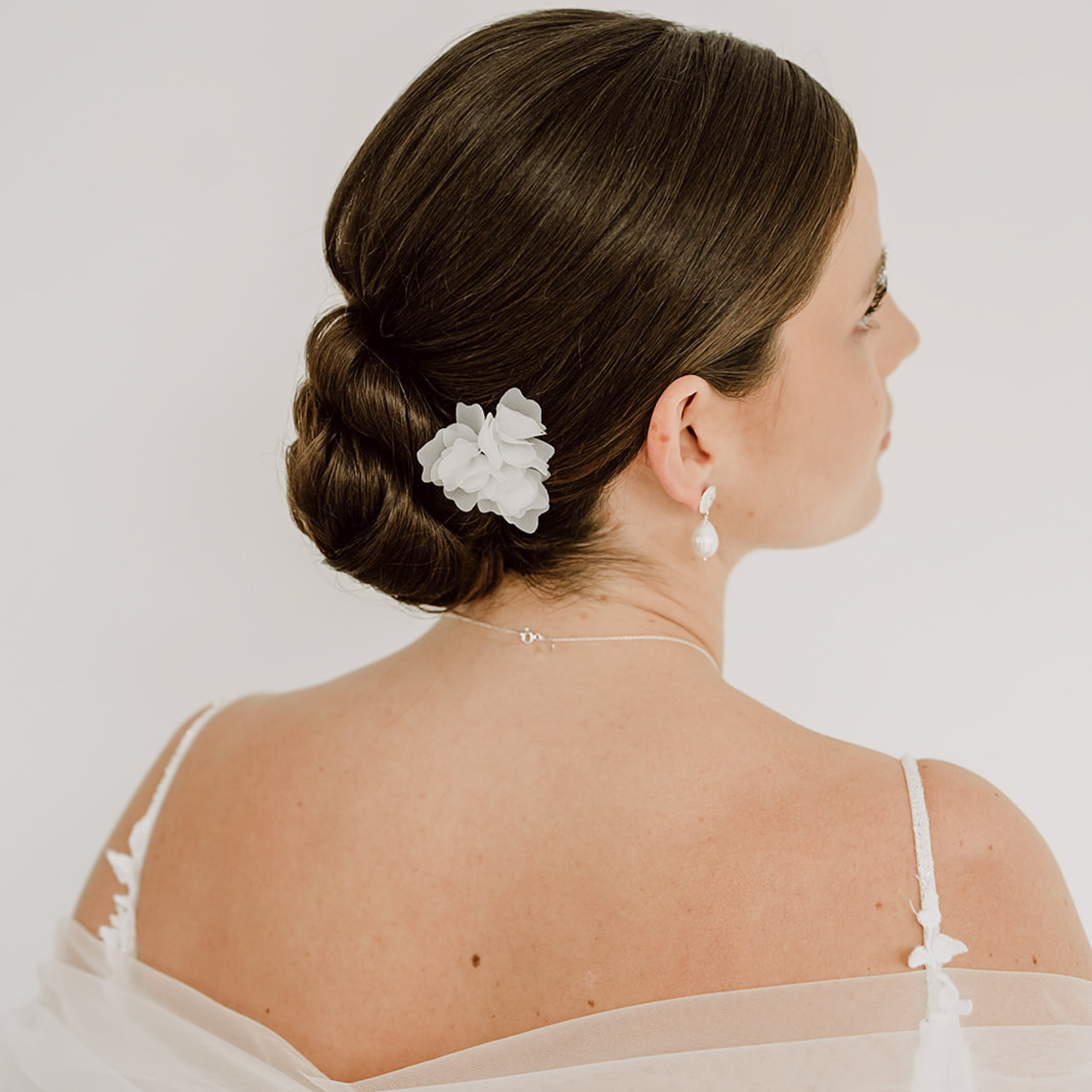Flora | Hochzeit Haarschmuck - Haarnadeln mit Stoffblüten