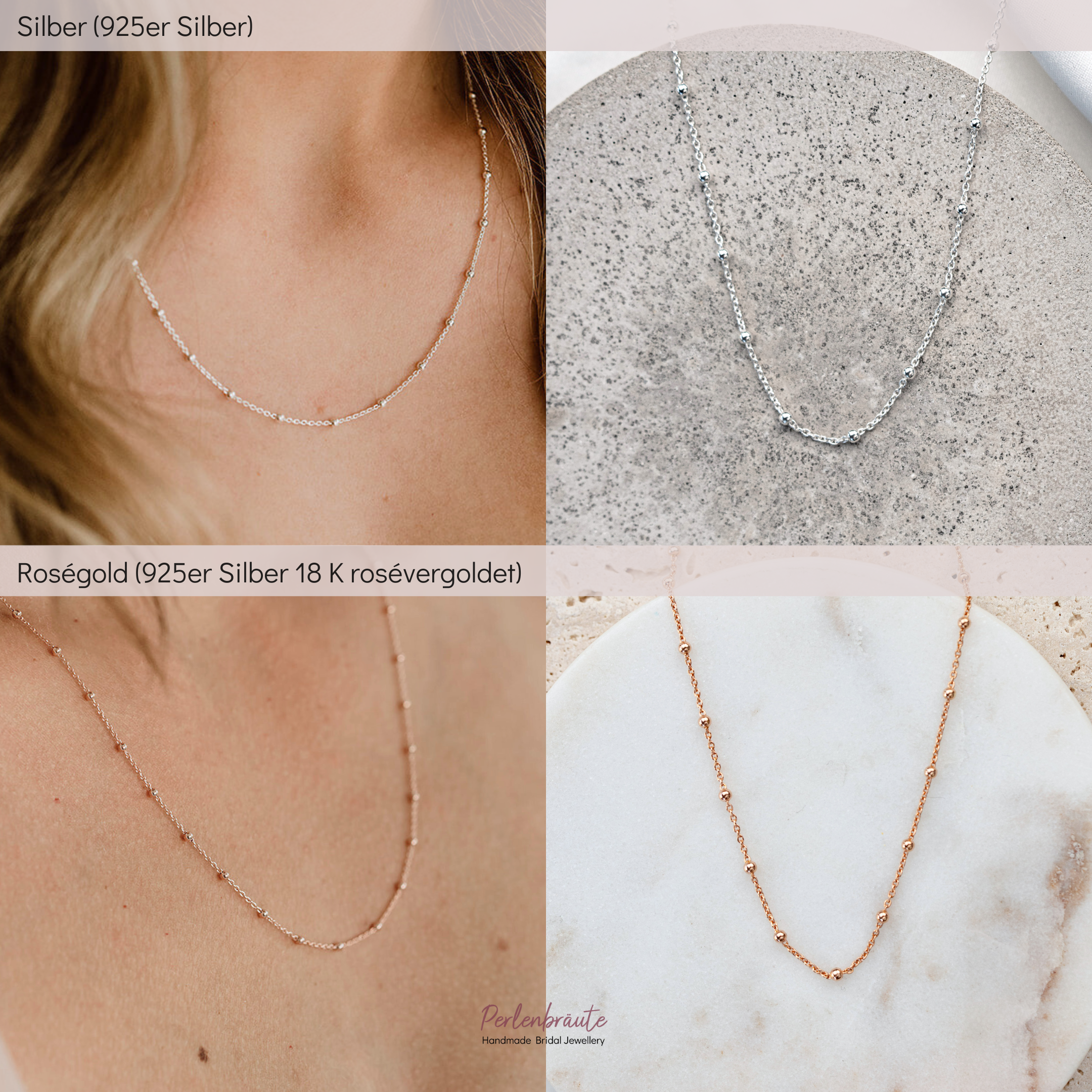 Kaya | Brauthalskette dezent