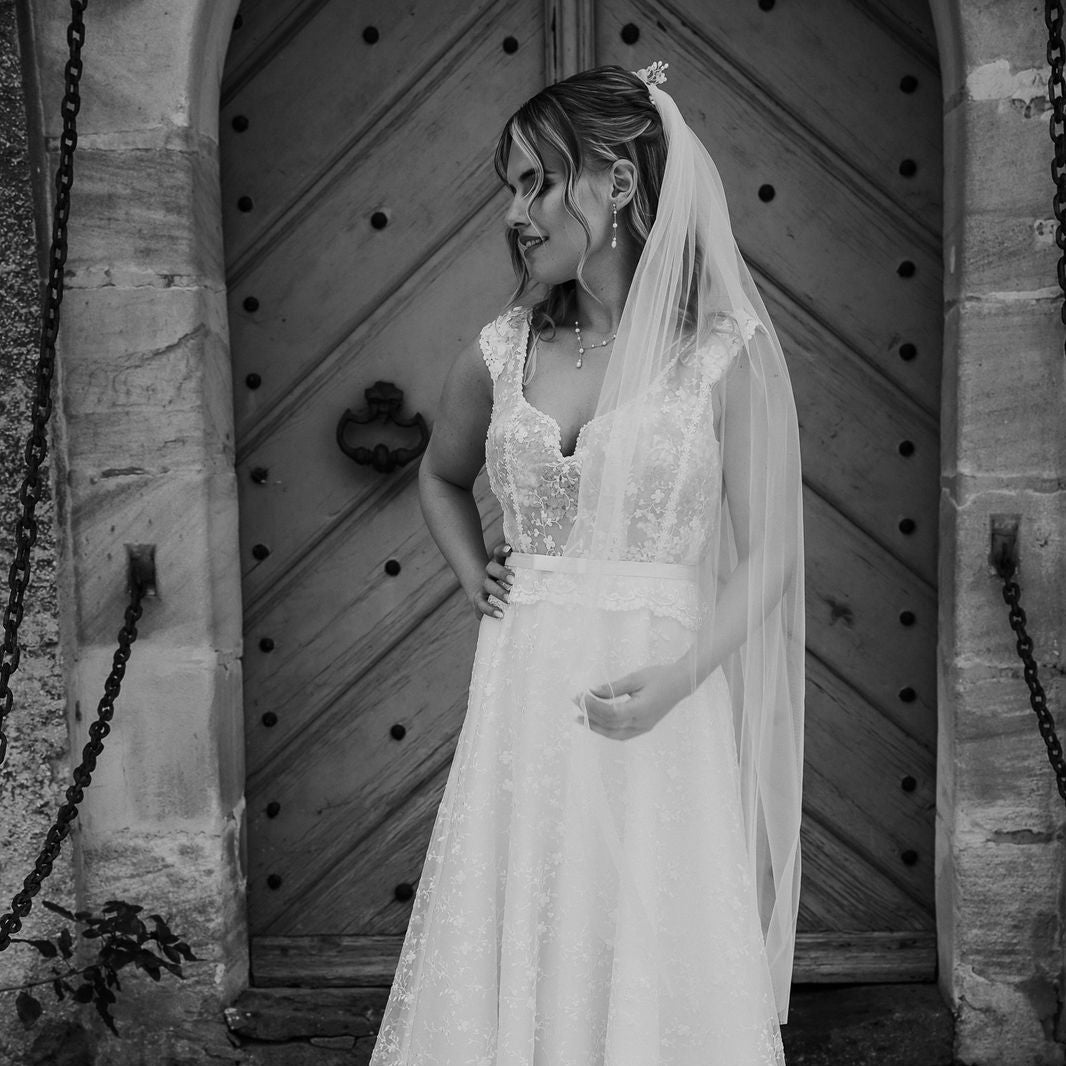 Joy | Brautschmuck Set mit echten Perlen