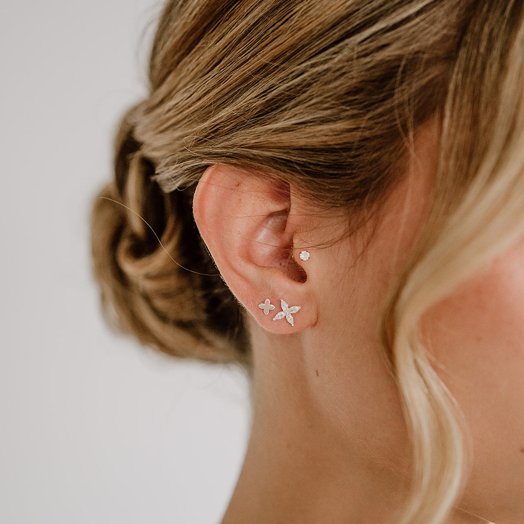 Paola | Braut Ohrringe Stern